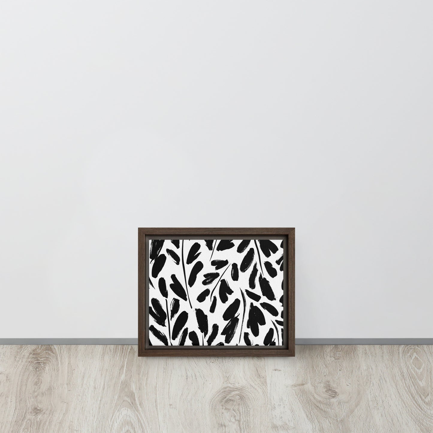 Black & White. Framed canvas