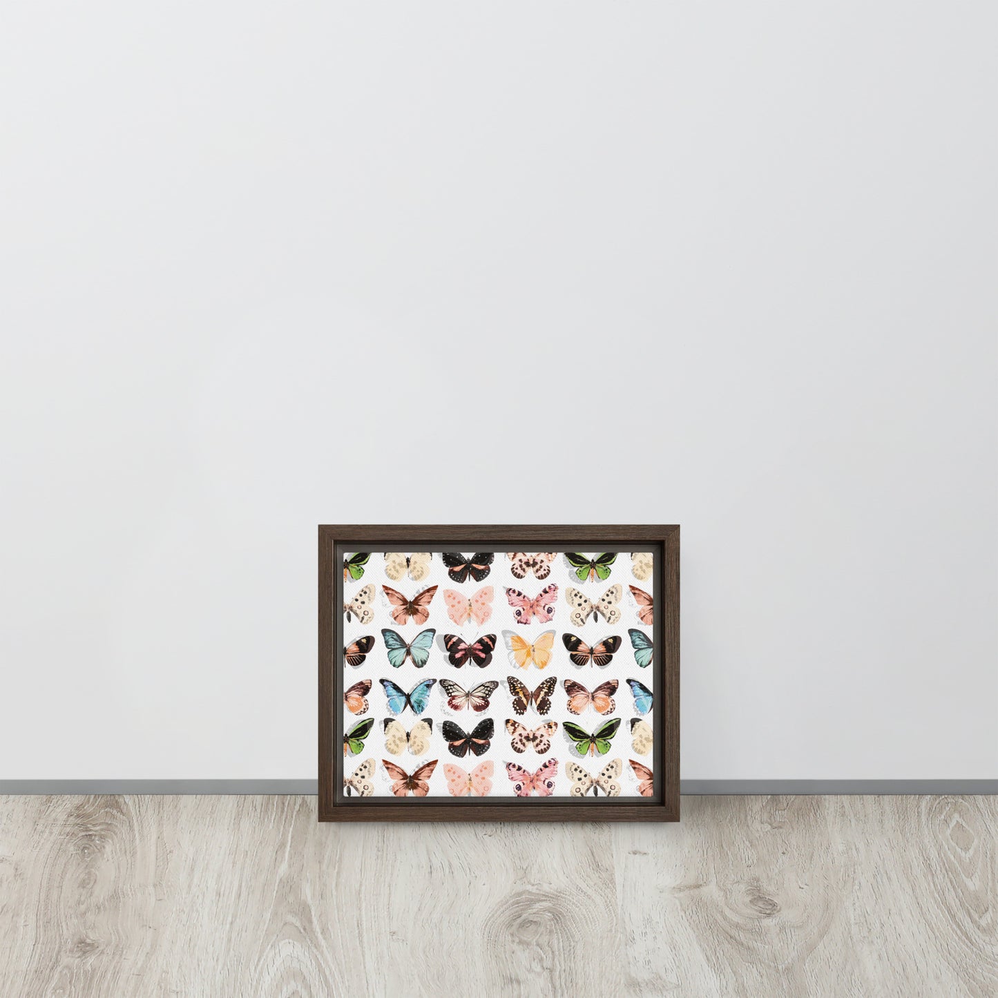 Butterfly. Framed canvas