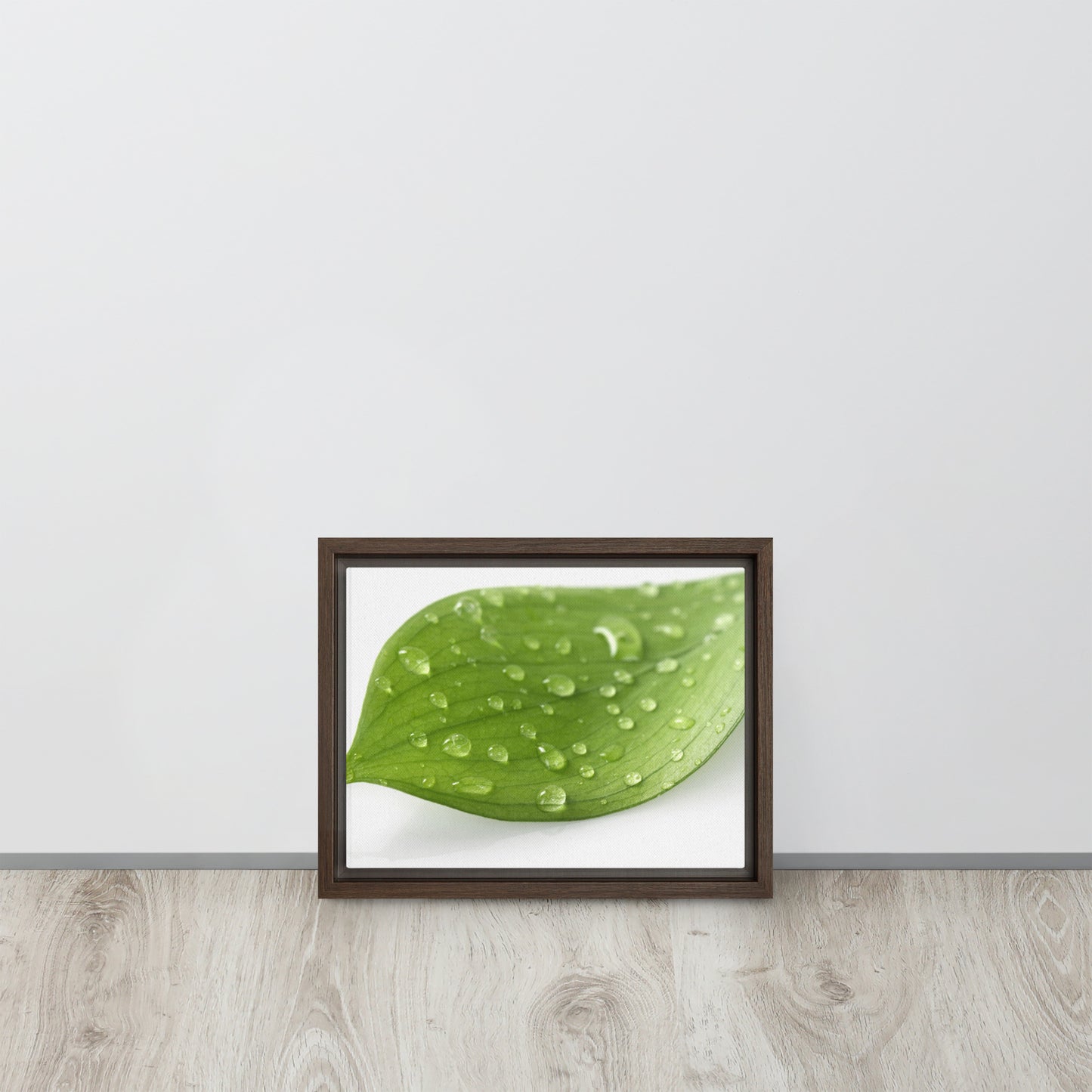 LEAF. Framed canvas