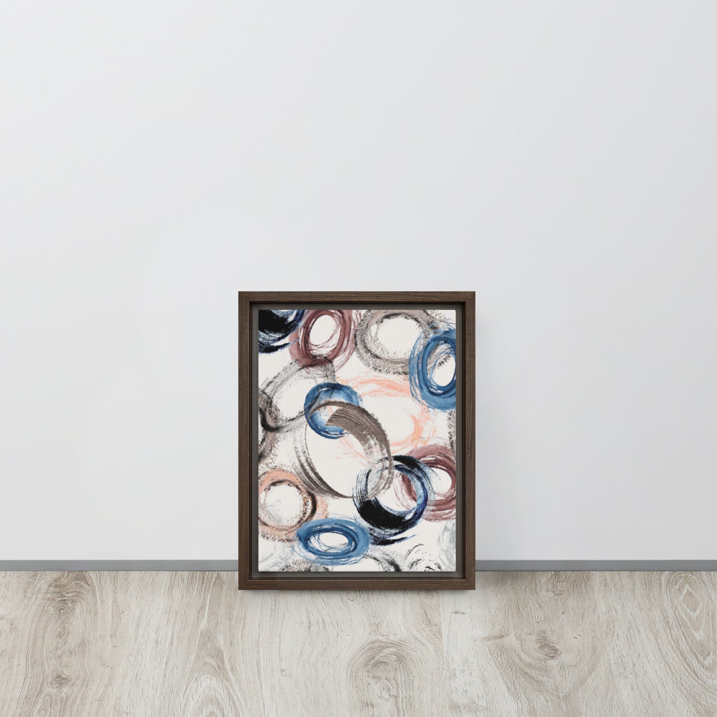 CIRCLES. Framed canvas