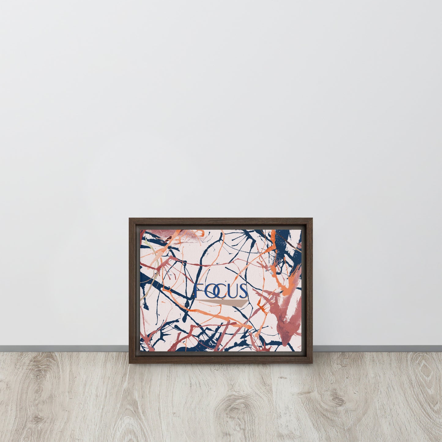 FOCUS. Framed canvas