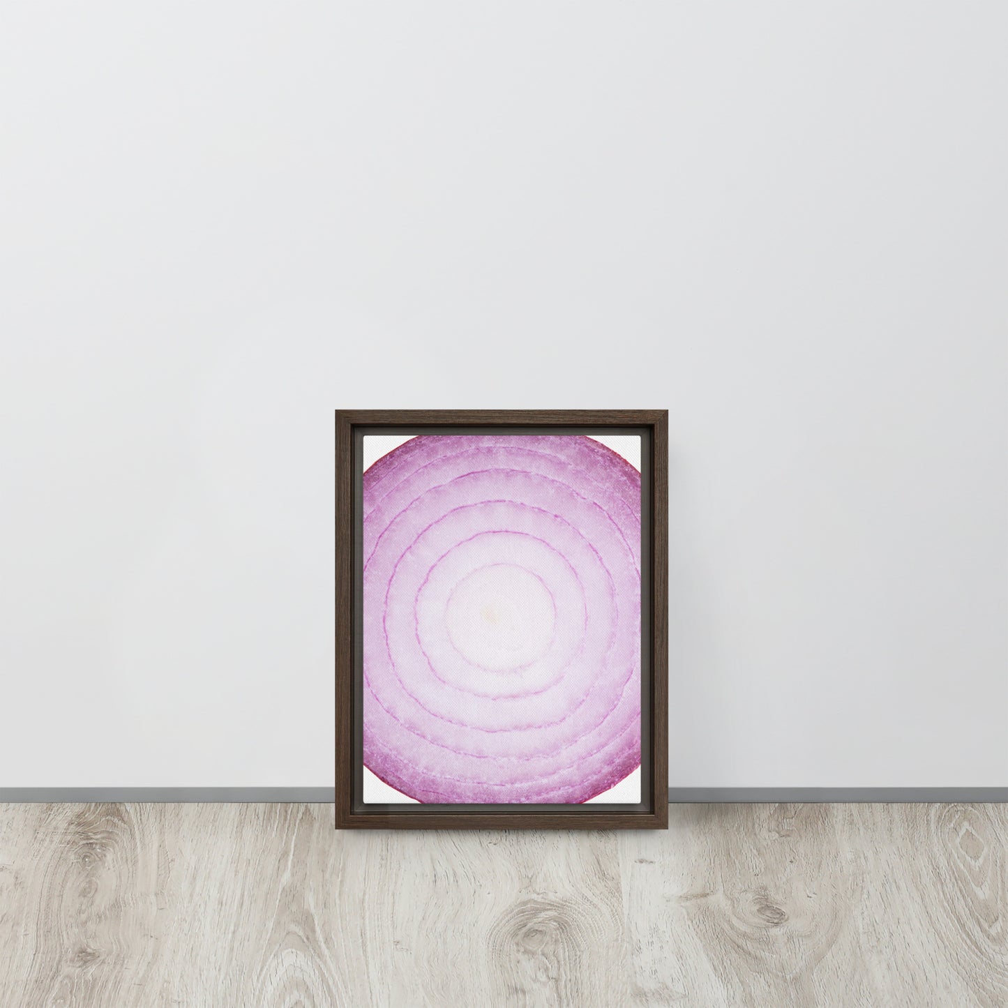 ONION. Framed canvas