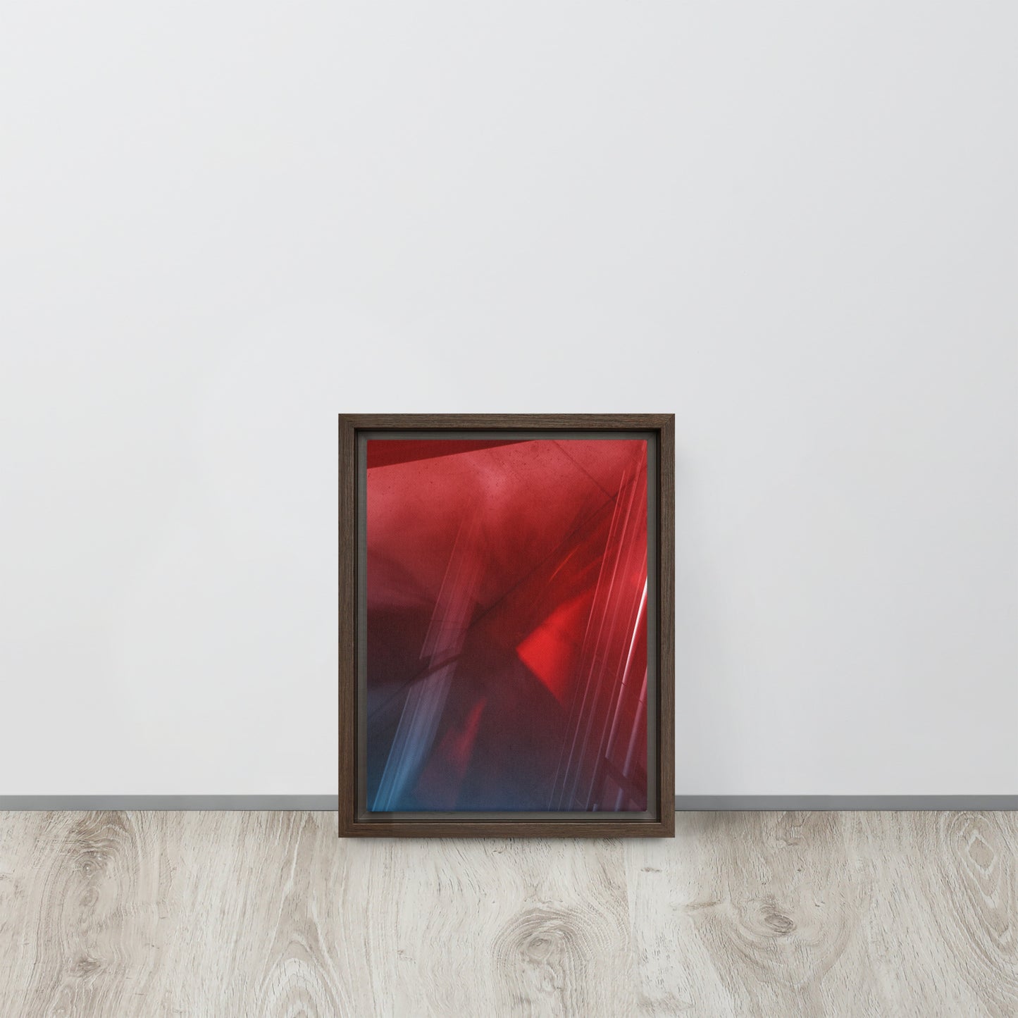 Fire & Ice. Framed canvas