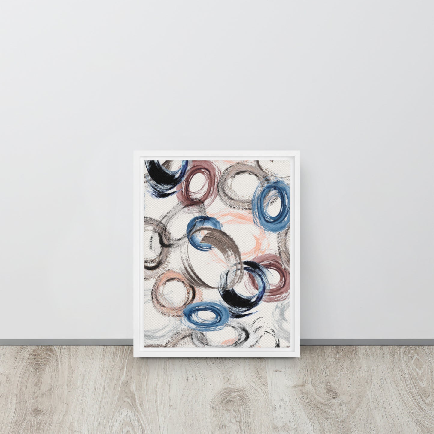 CIRCLES. Framed canvas