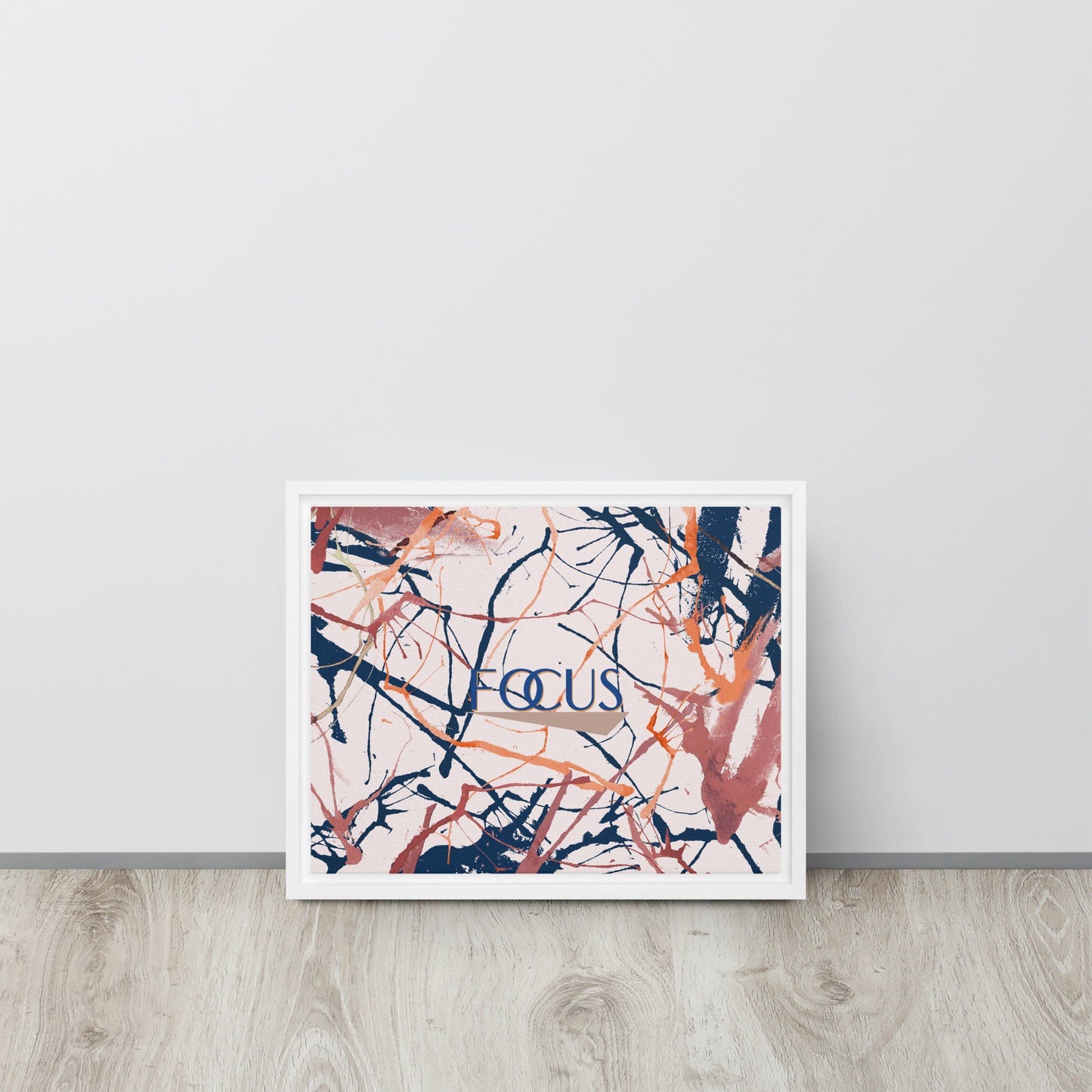 FOCUS. Framed canvas