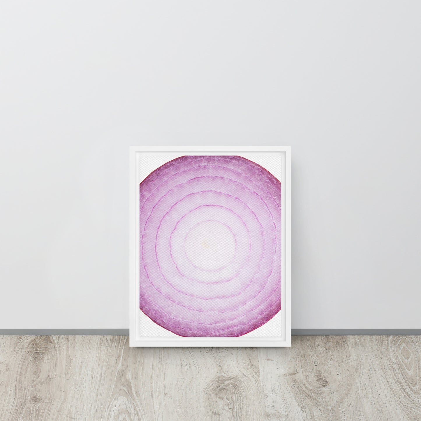 ONION. Framed canvas