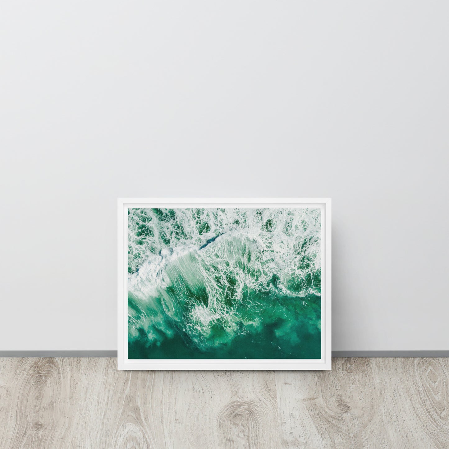 Ocean Waves. Framed canvas