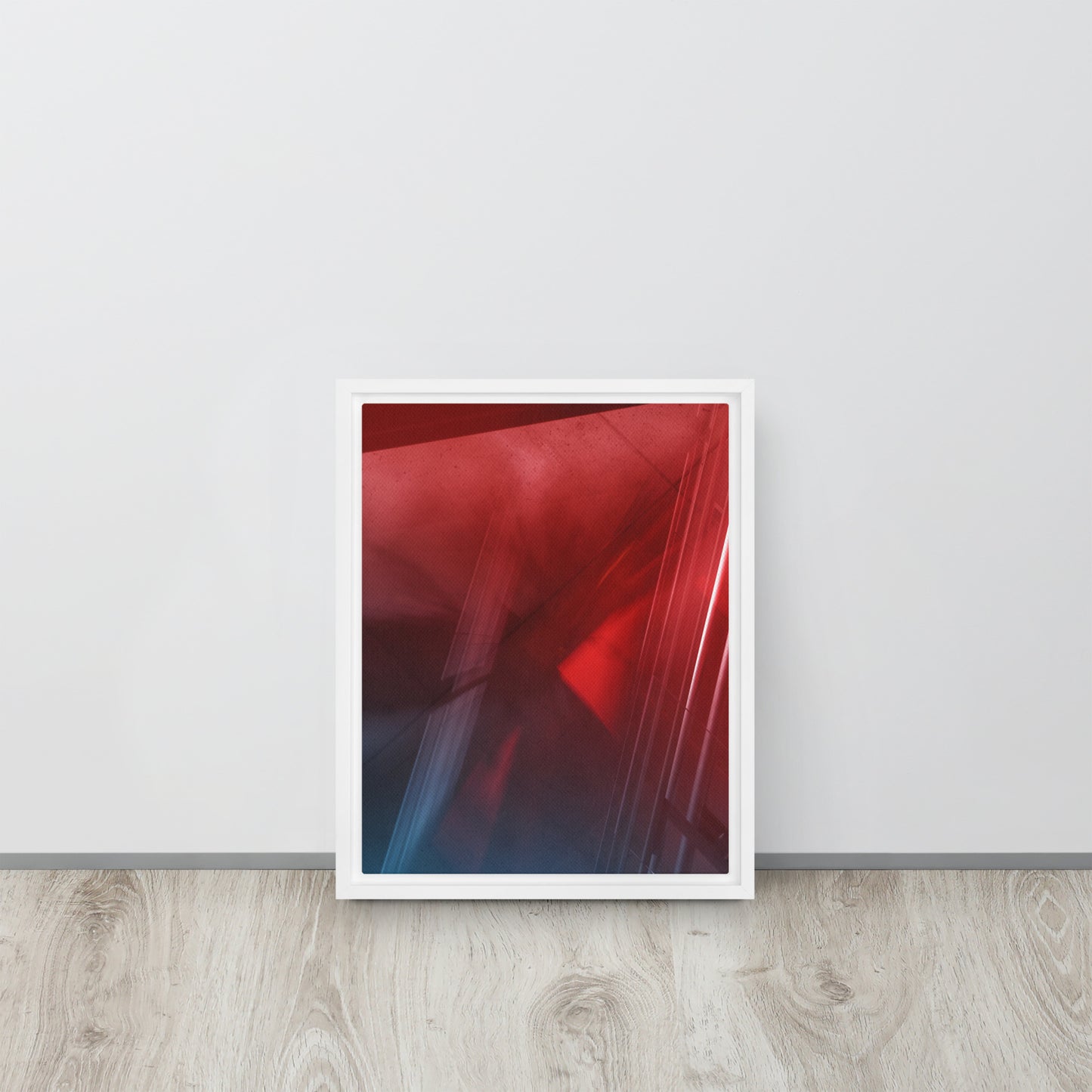 Fire & Ice. Framed canvas