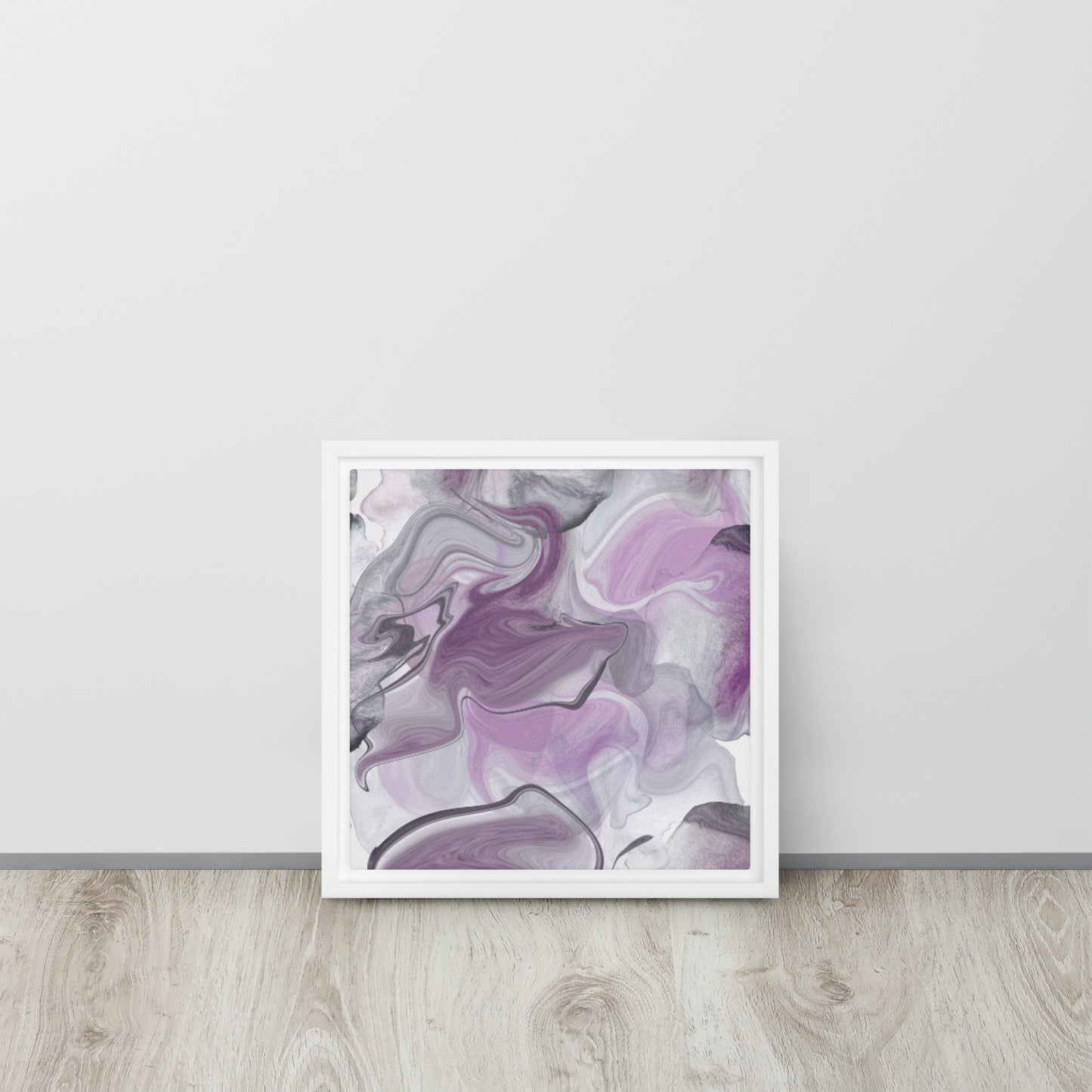 Calm. Framed canvas