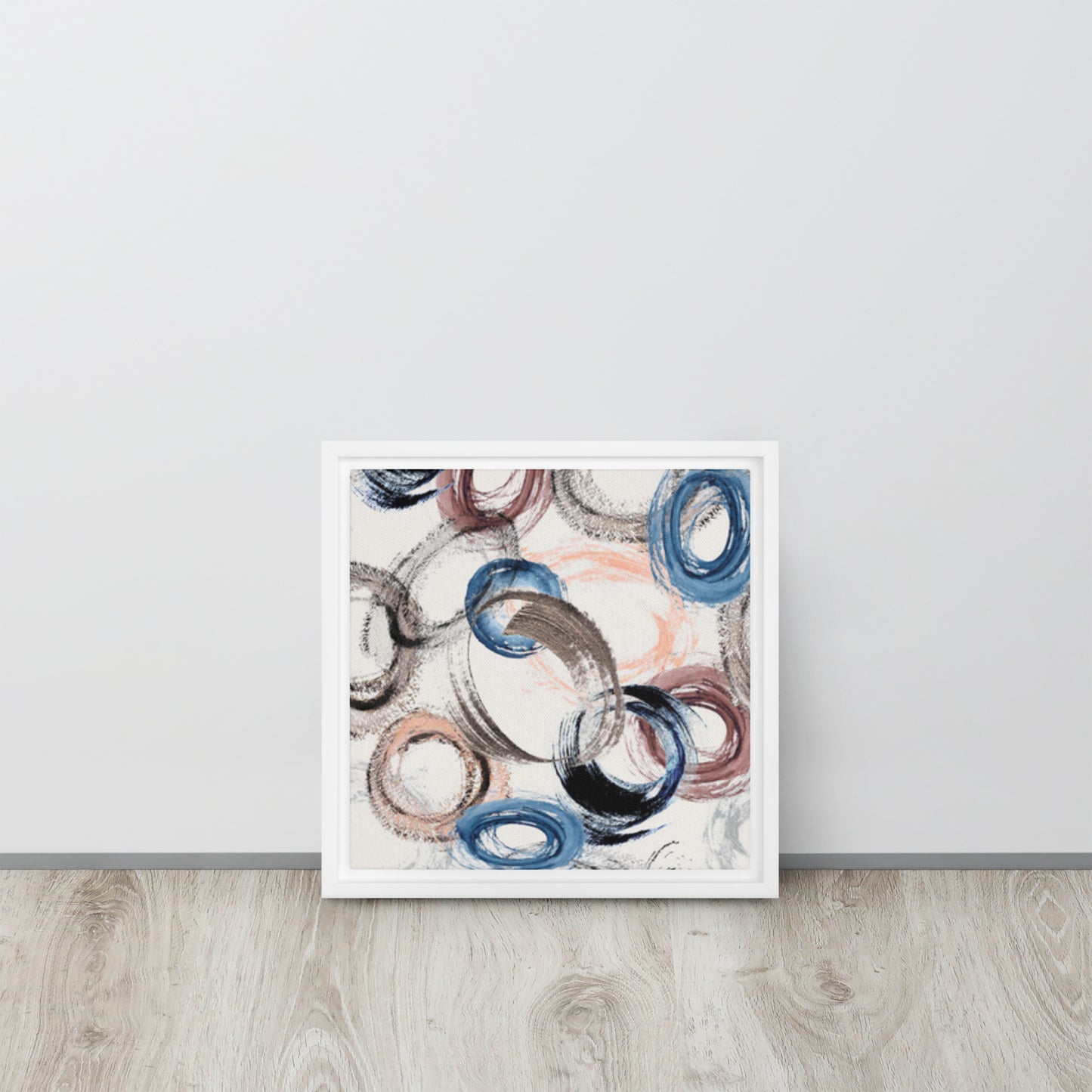 CIRCLES. Framed canvas