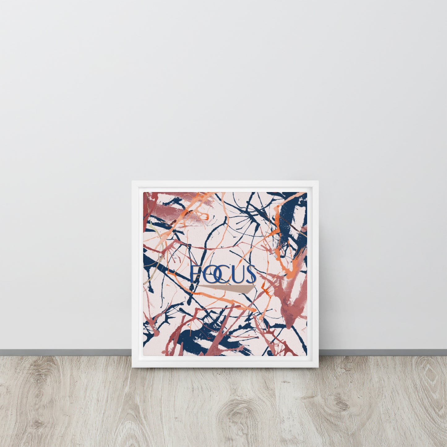 FOCUS. Framed canvas