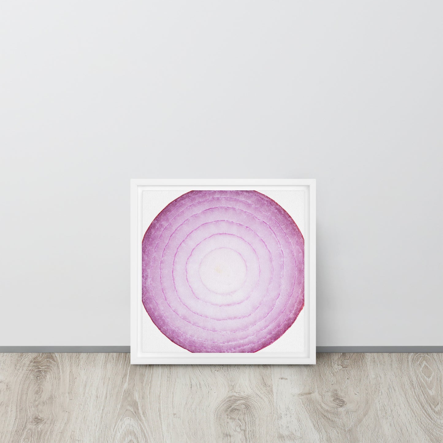 ONION. Framed canvas