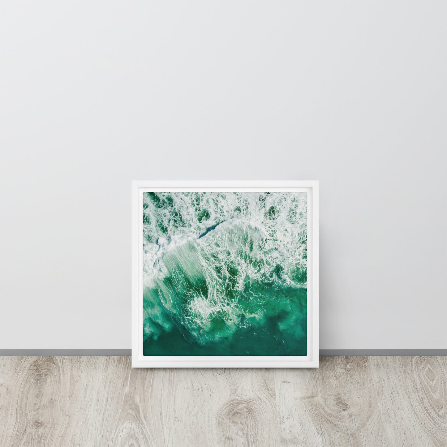 Ocean Waves. Framed canvas