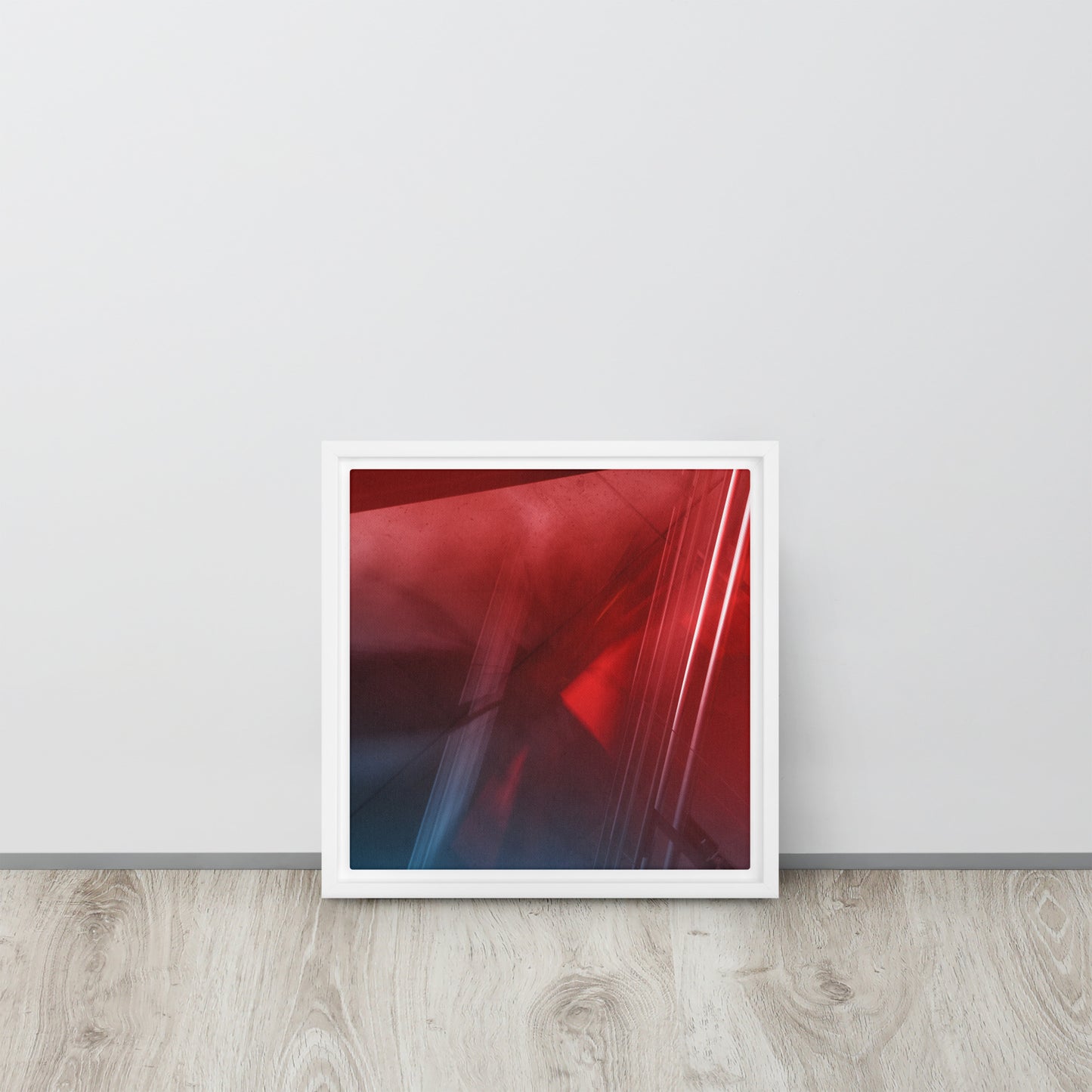 Fire & Ice. Framed canvas