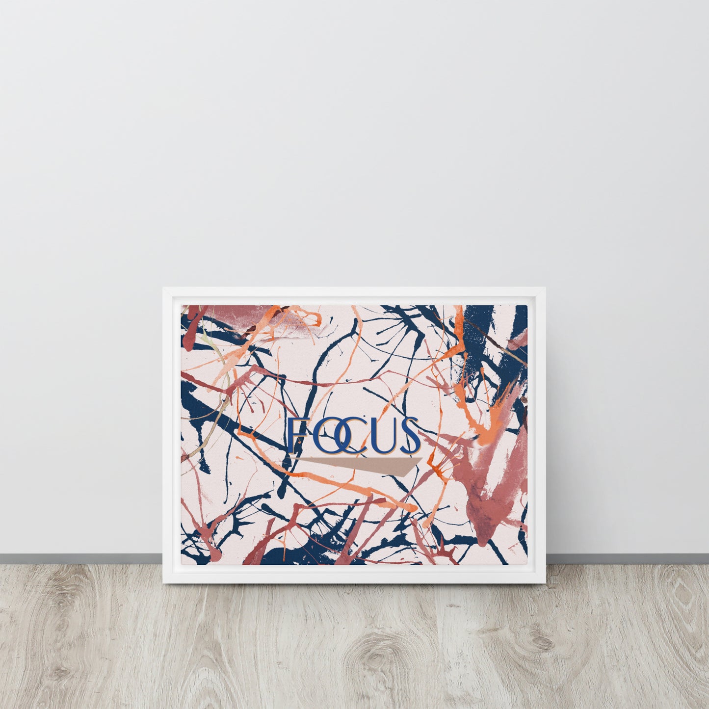 FOCUS. Framed canvas