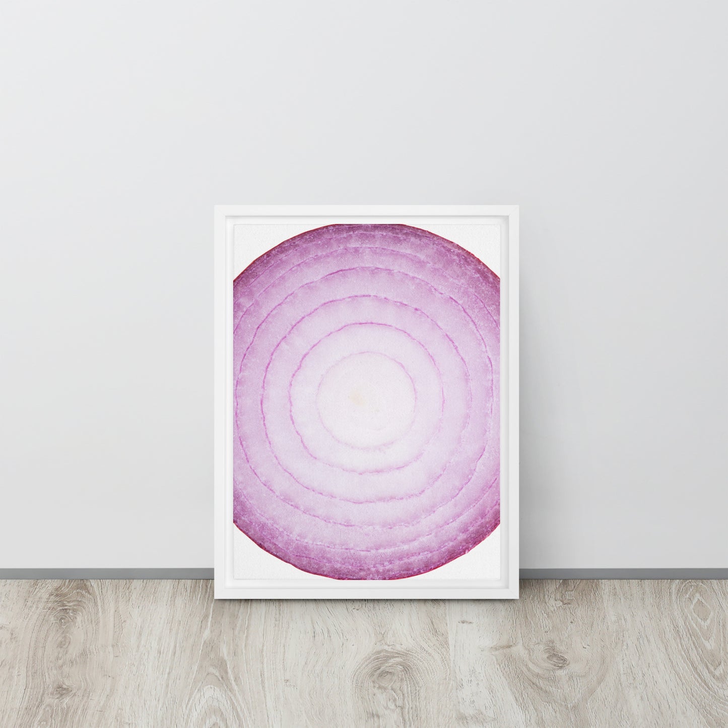 ONION. Framed canvas