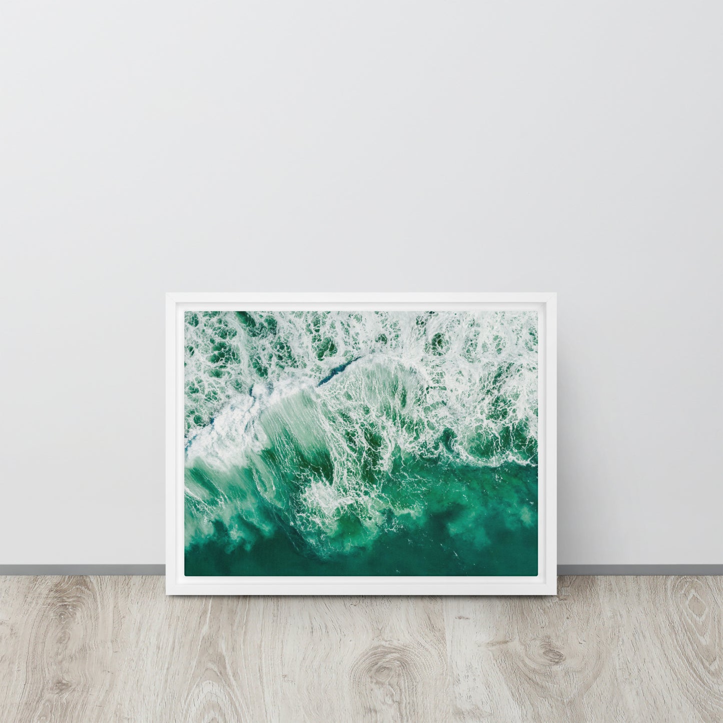 Ocean Waves. Framed canvas