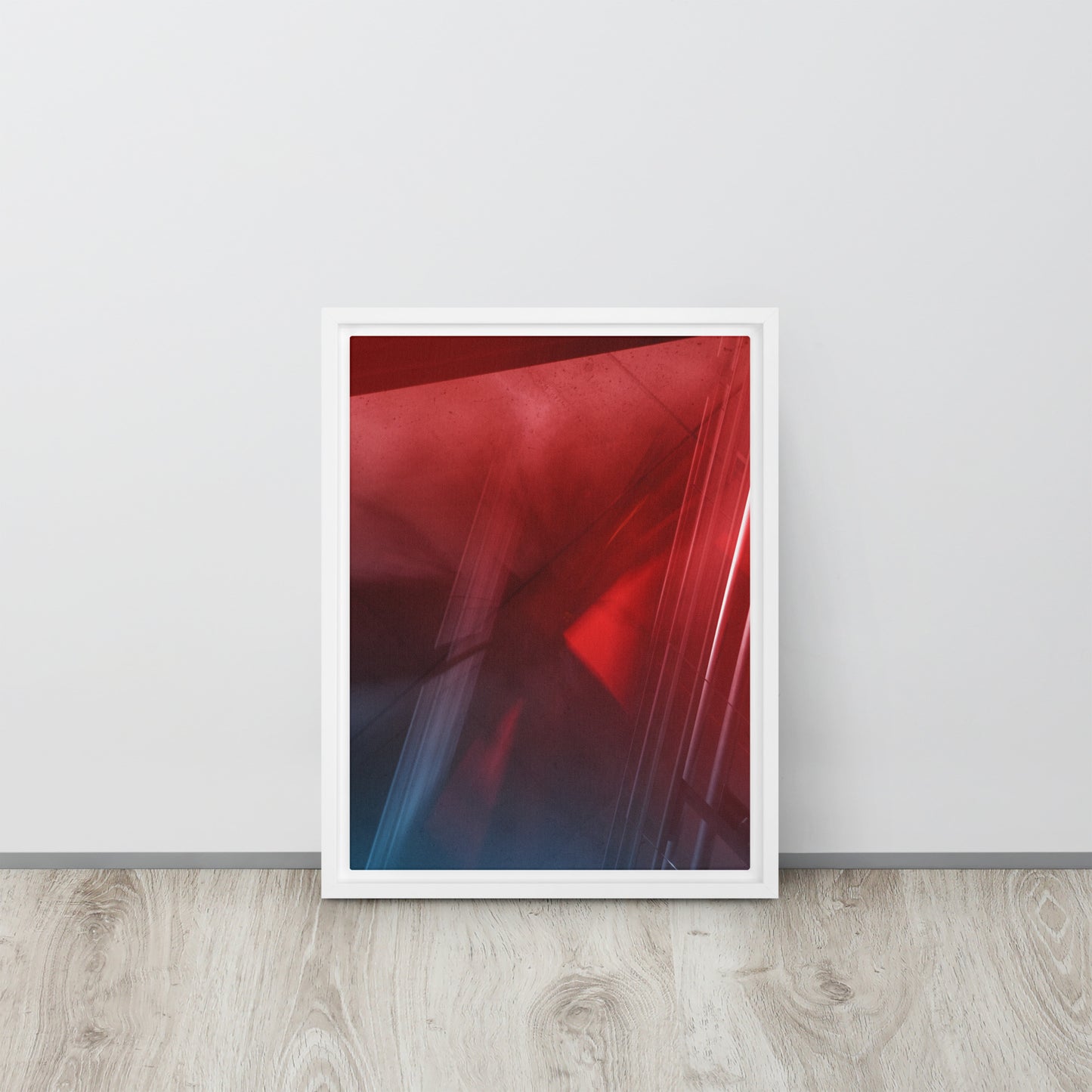 Fire & Ice. Framed canvas