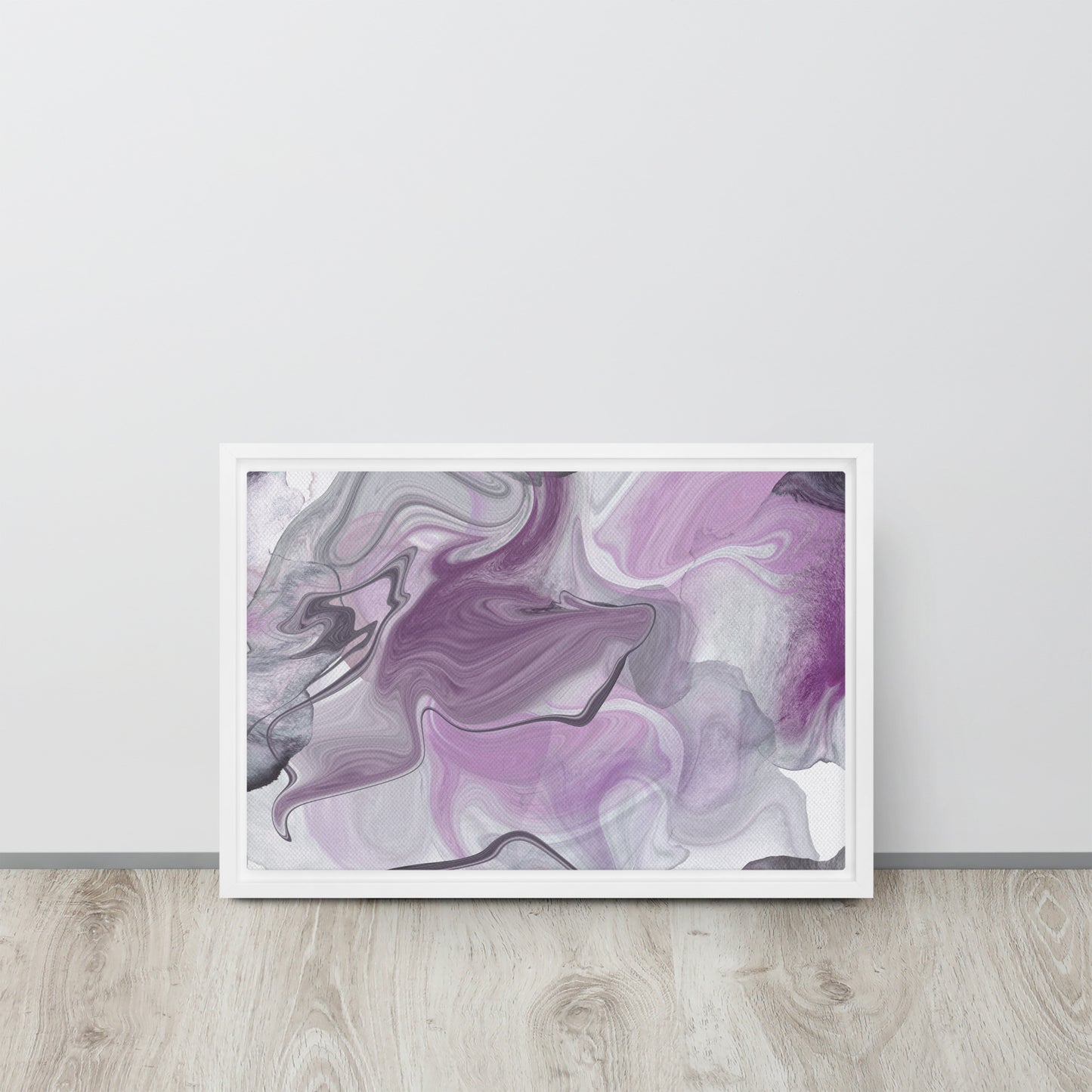 Calm. Framed canvas