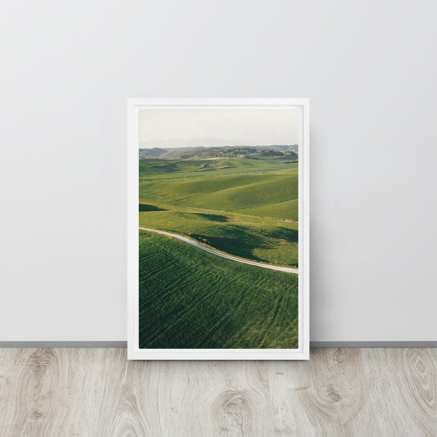 COUNTRY PEACE. Framed canvas