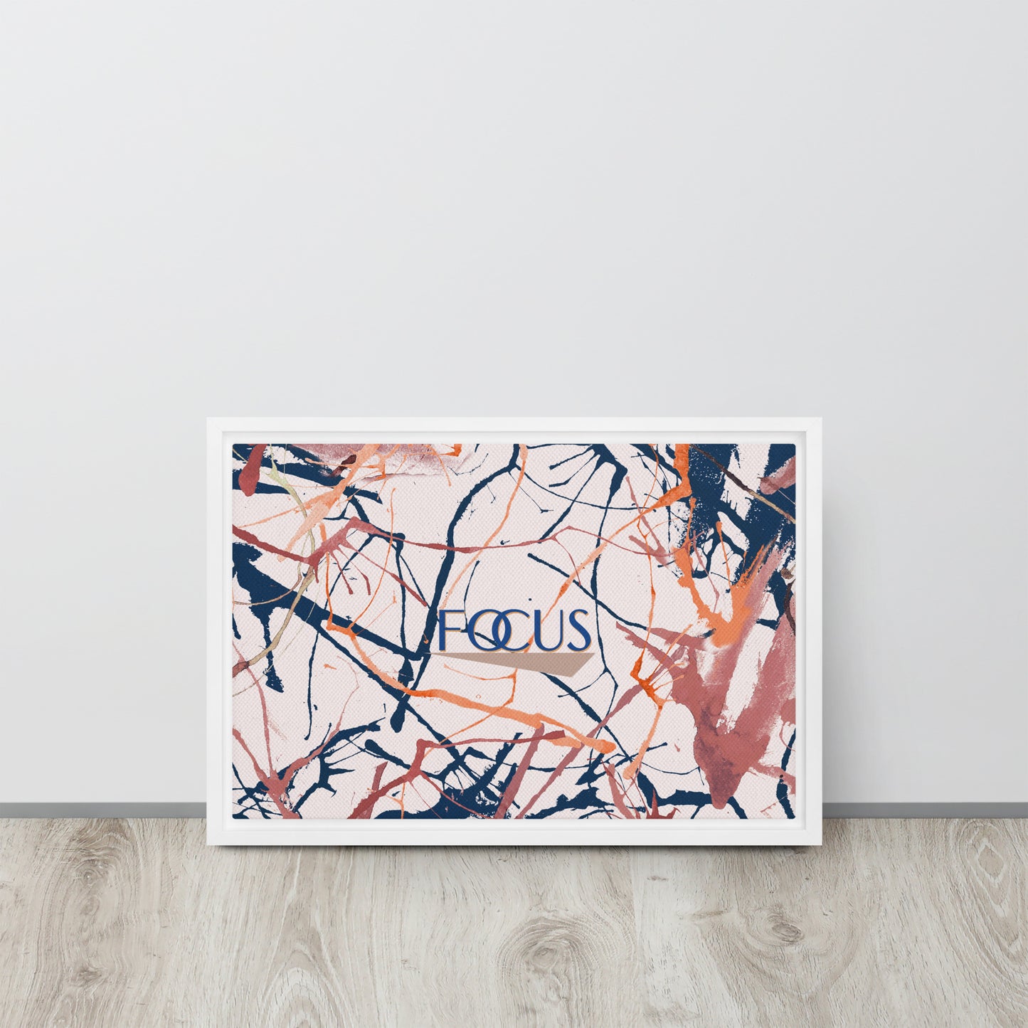 FOCUS. Framed canvas