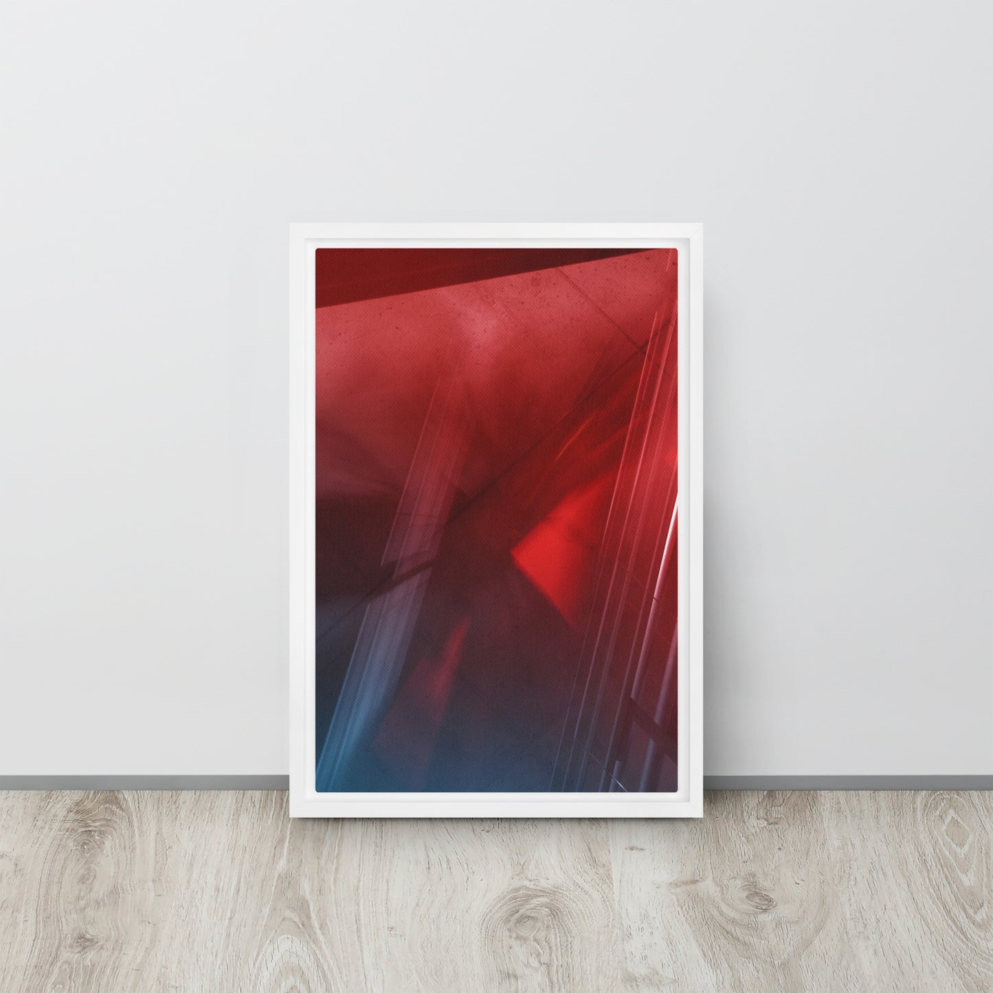 Fire & Ice. Framed canvas