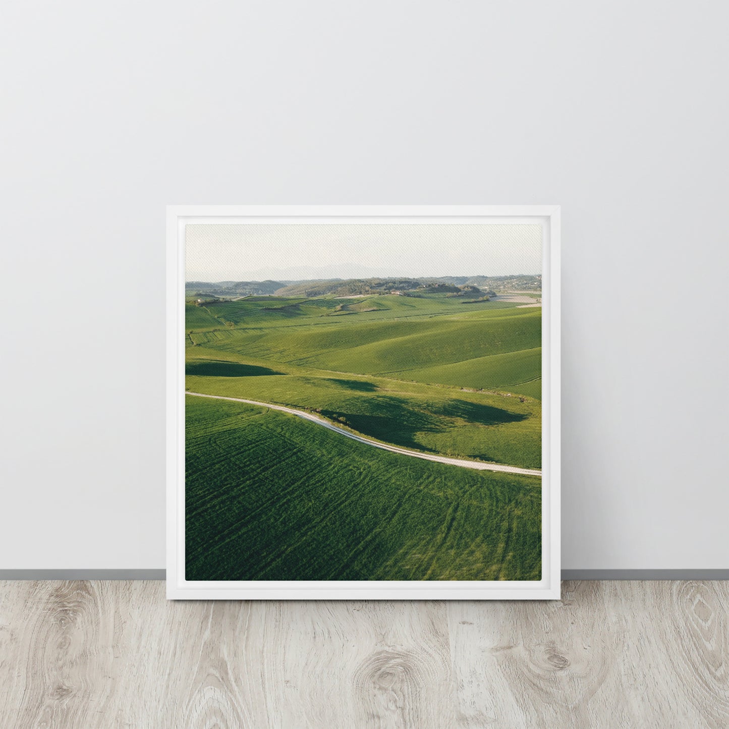 COUNTRY PEACE. Framed canvas