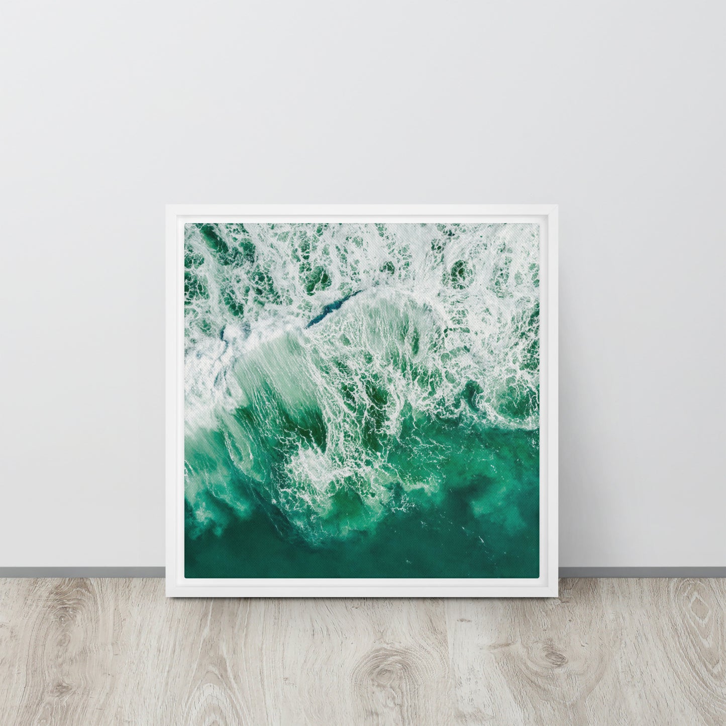 Ocean Waves. Framed canvas