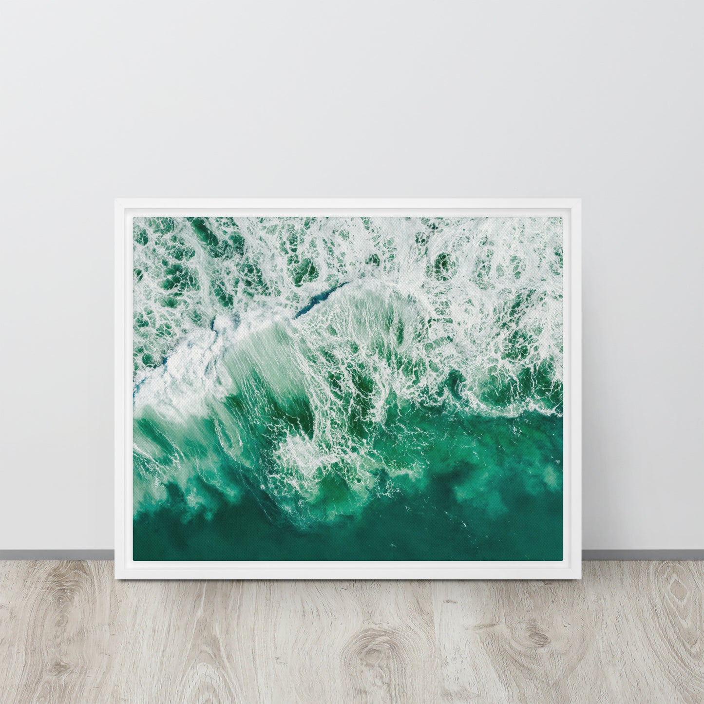 Ocean Waves. Framed canvas