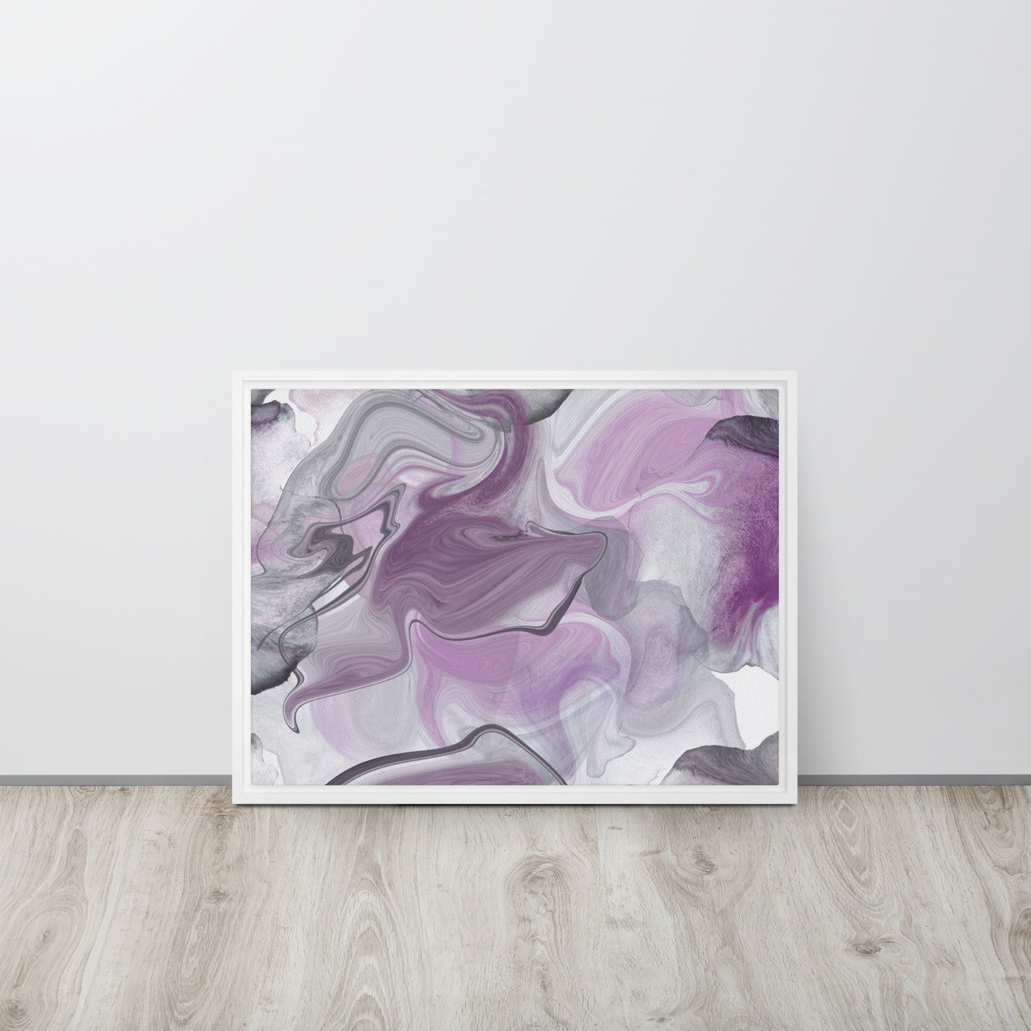 Calm. Framed canvas