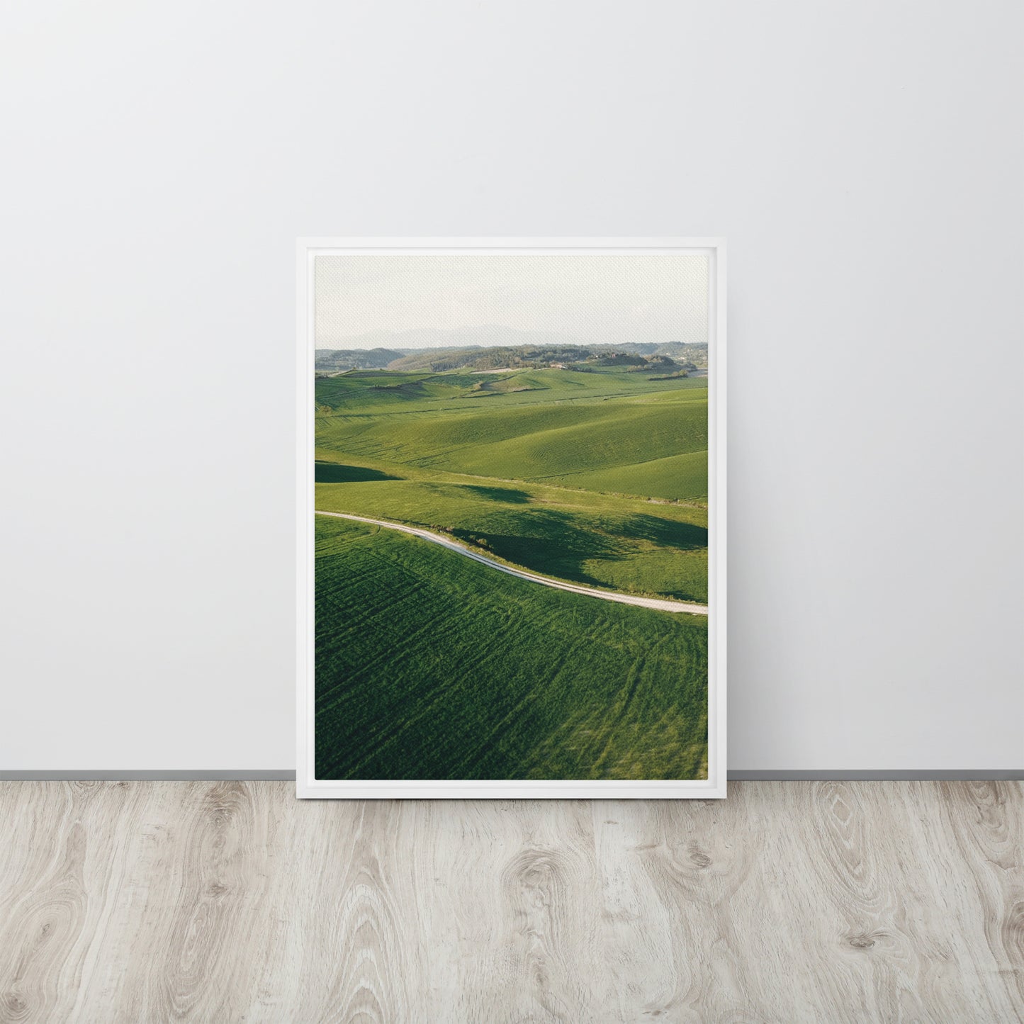 COUNTRY PEACE. Framed canvas