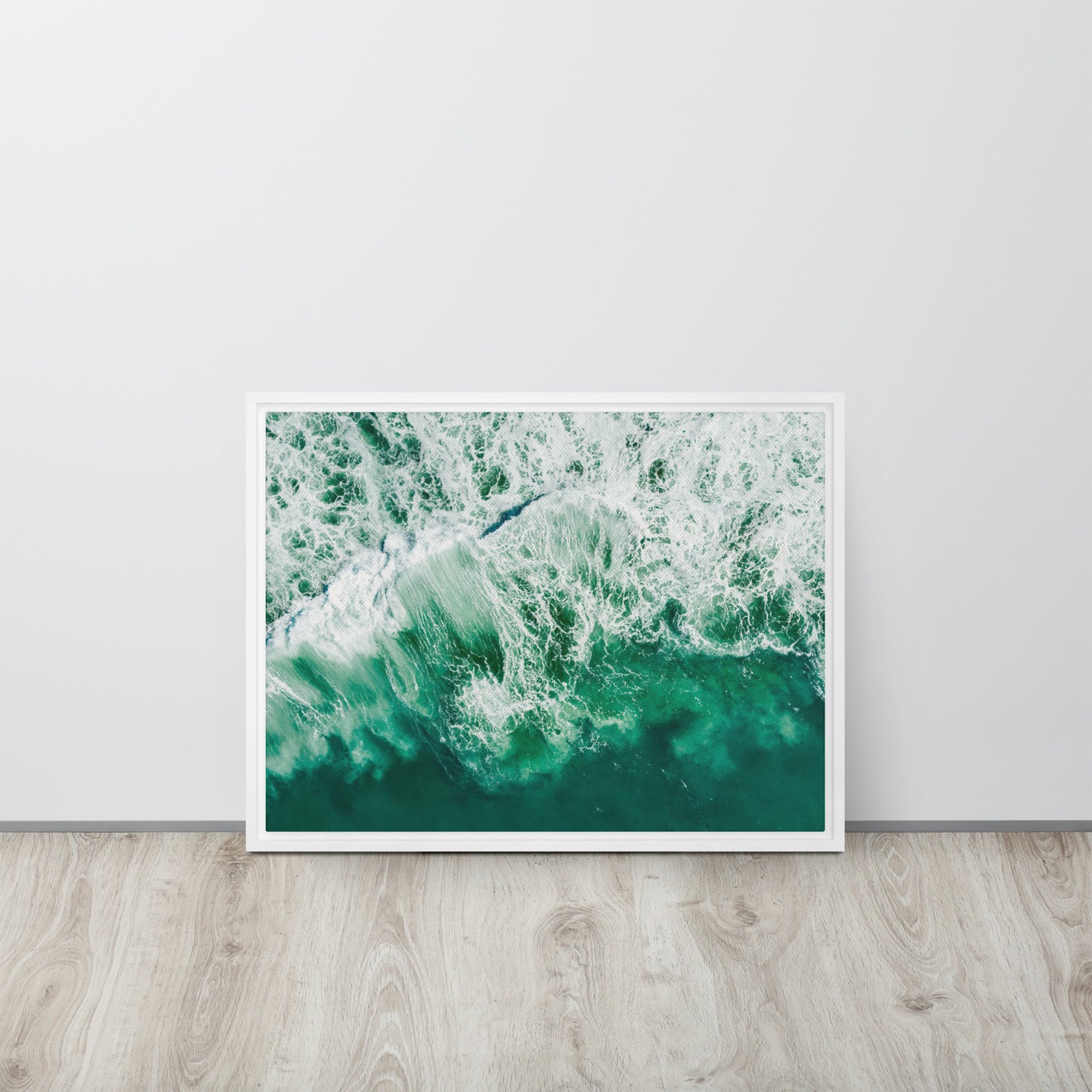 Ocean Waves. Framed canvas