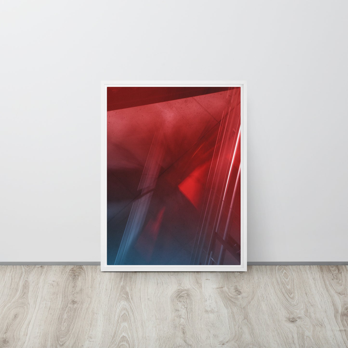 Fire & Ice. Framed canvas