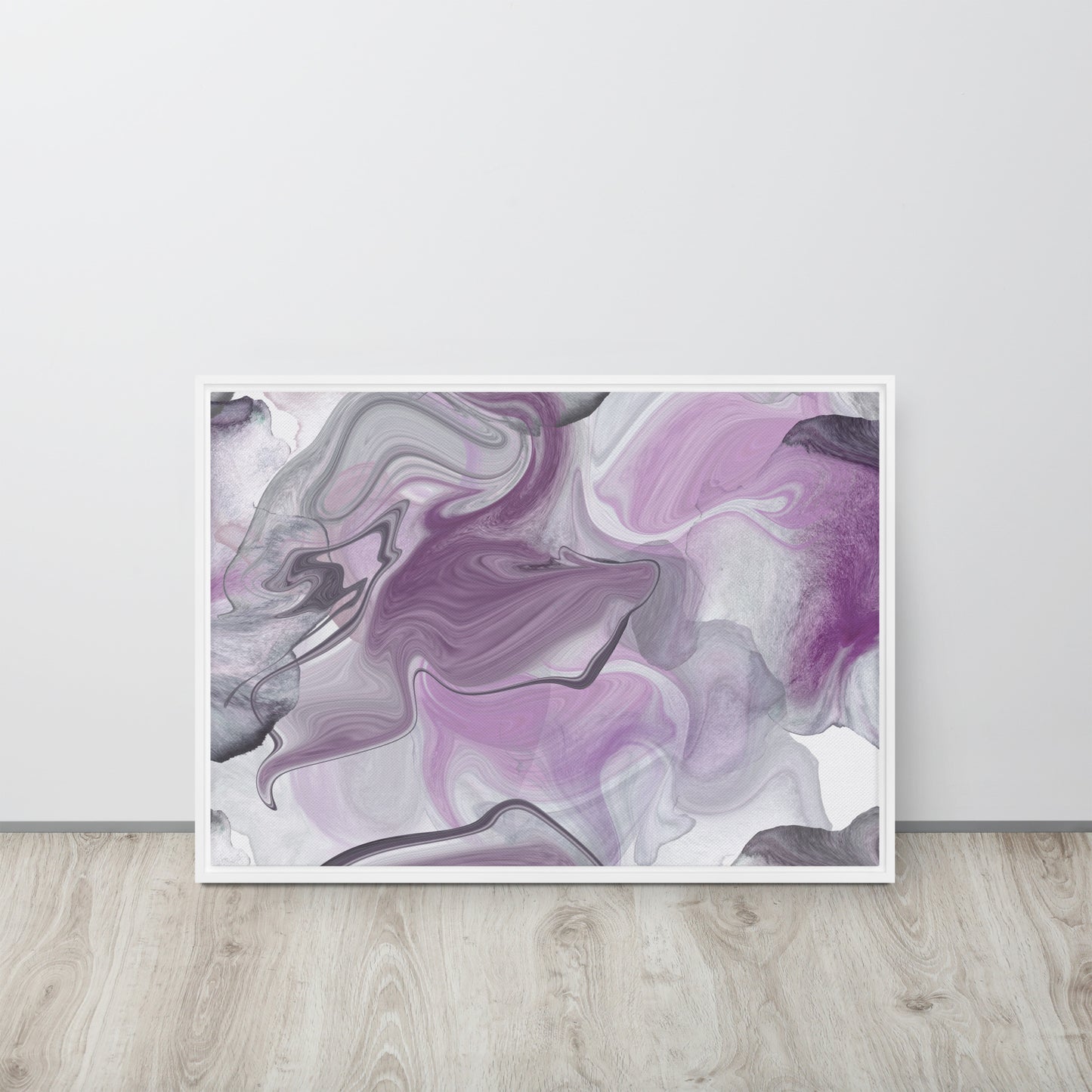 Calm. Framed canvas