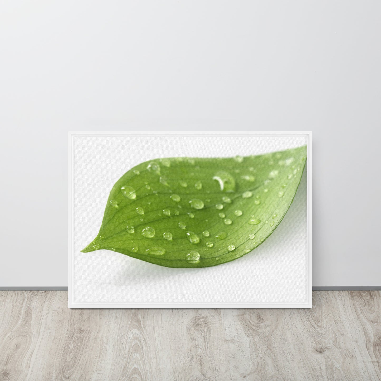 LEAF. Framed canvas