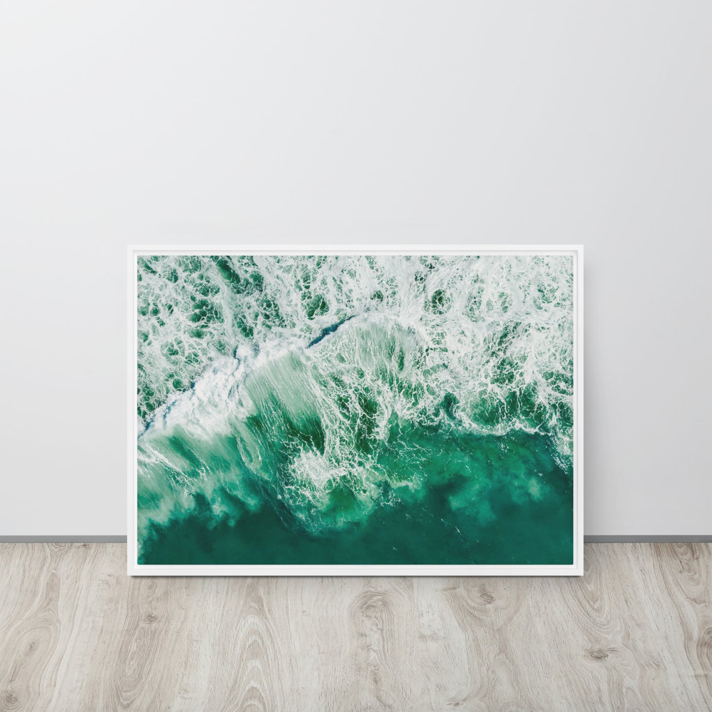 Ocean Waves. Framed canvas