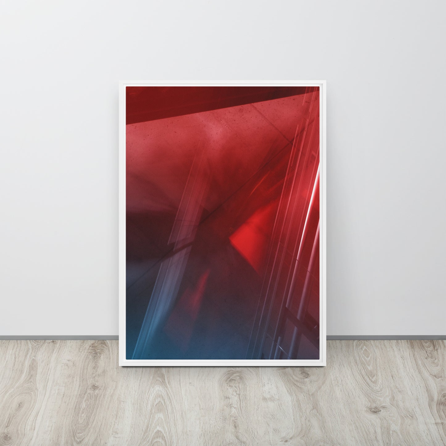 Fire & Ice. Framed canvas