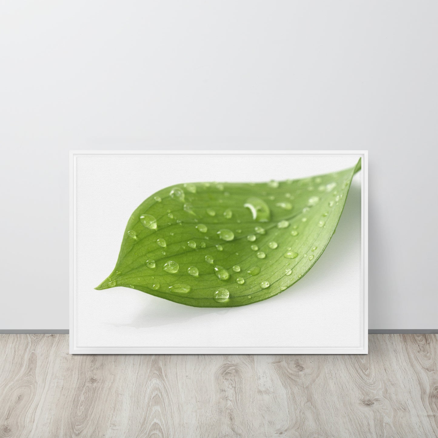 LEAF. Framed canvas