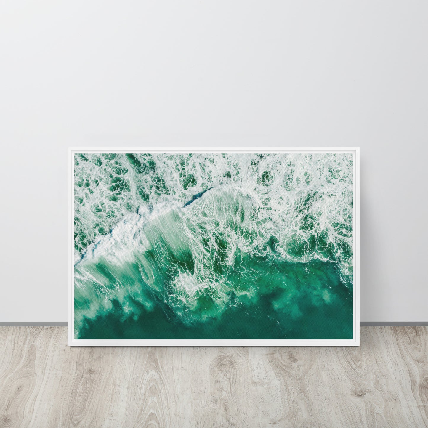 Ocean Waves. Framed canvas