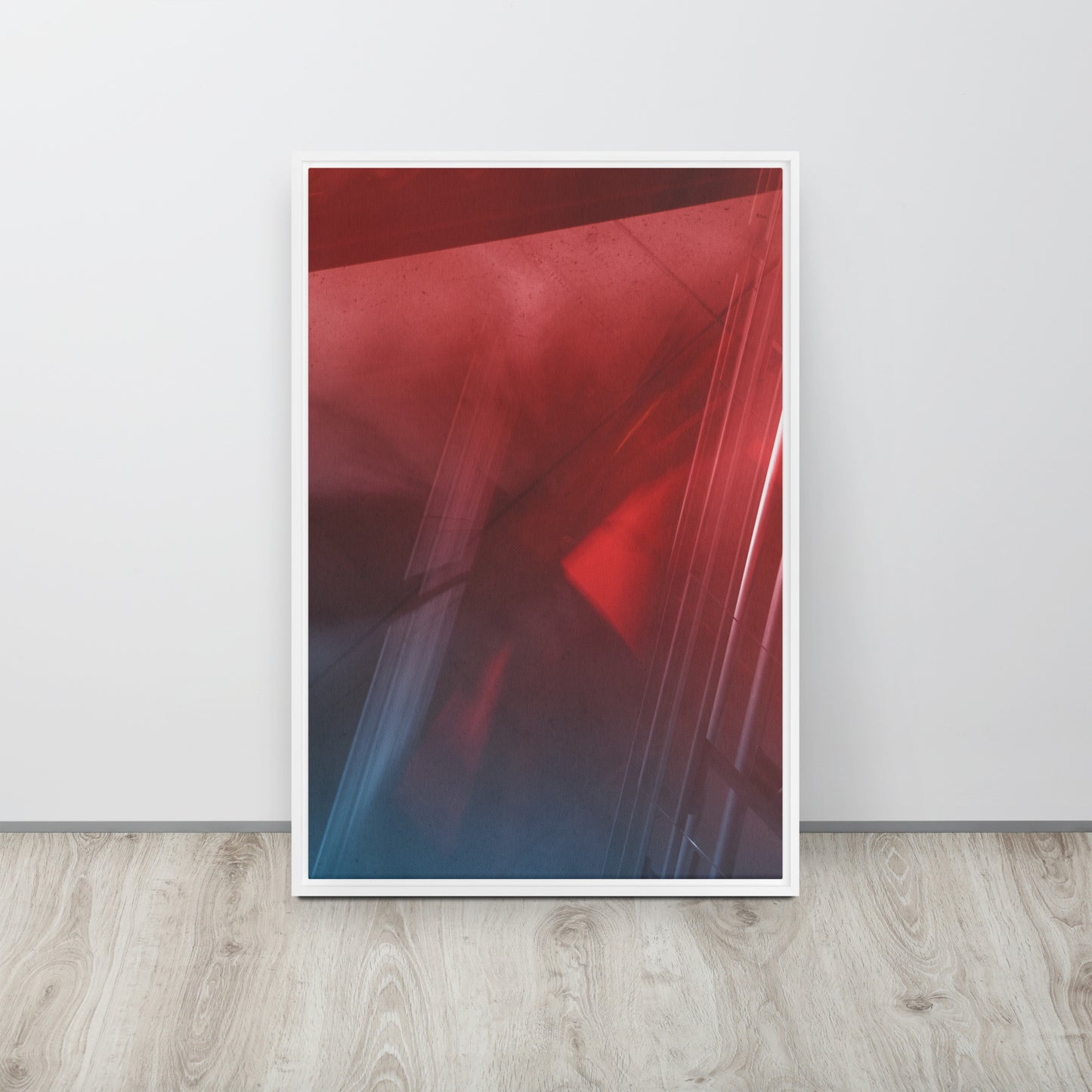 Fire & Ice. Framed canvas