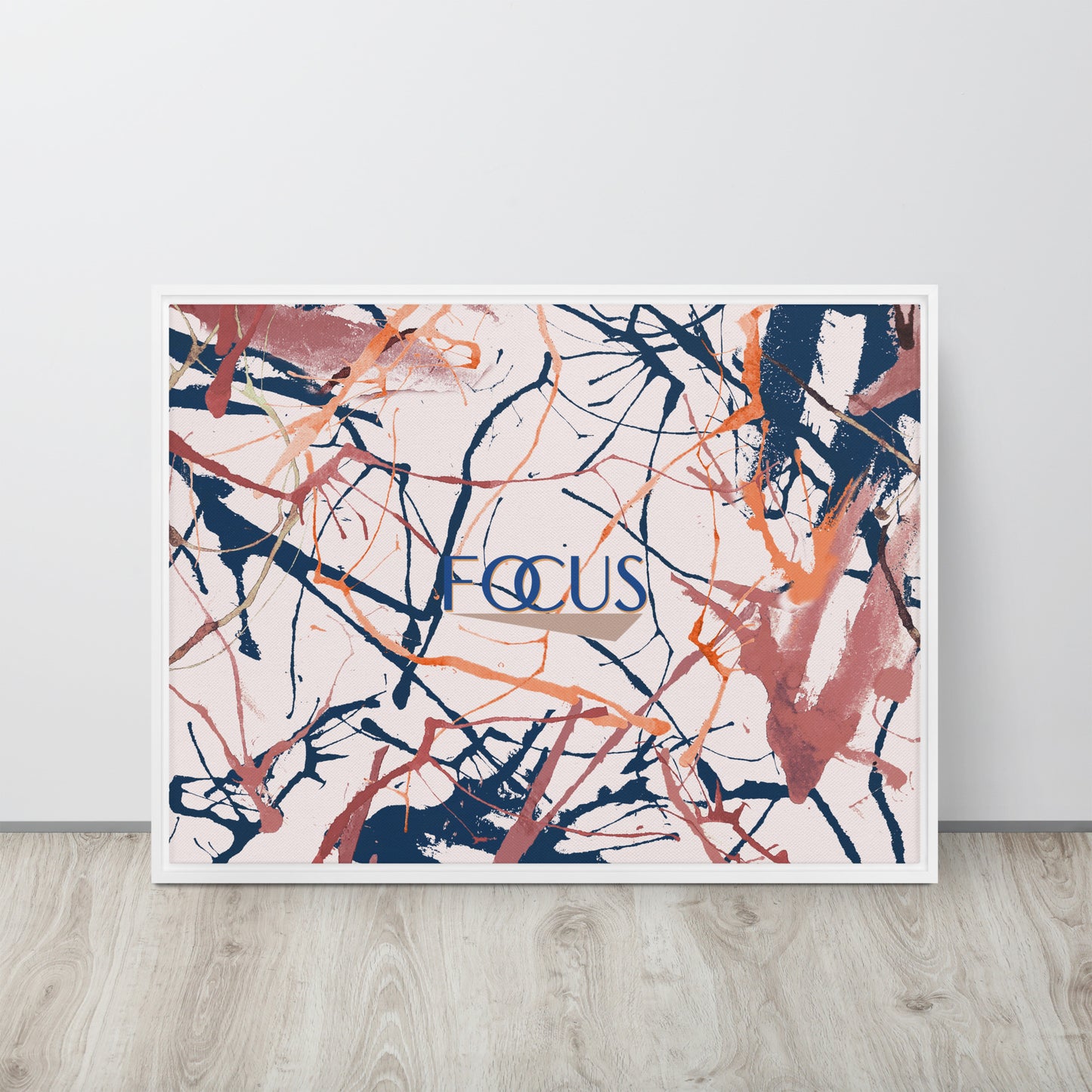 FOCUS. Framed canvas