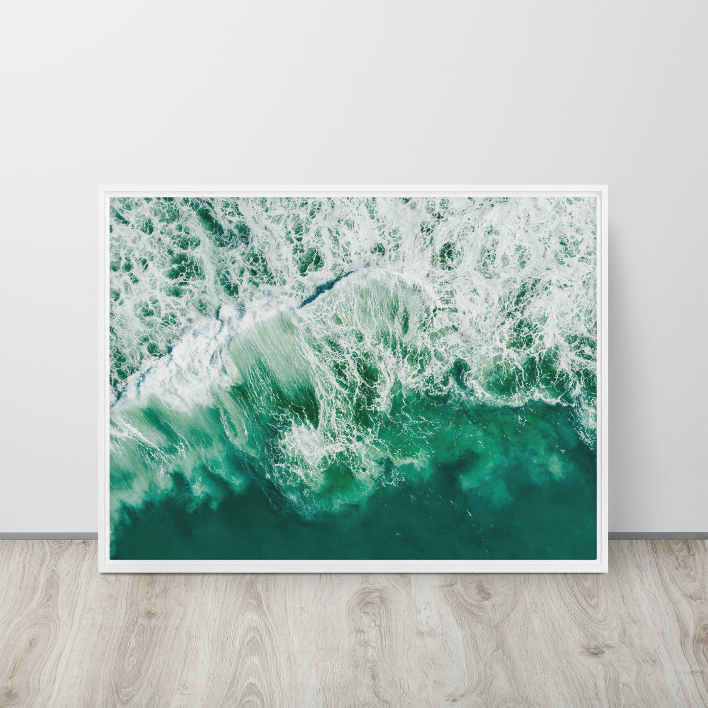 Ocean Waves. Framed canvas