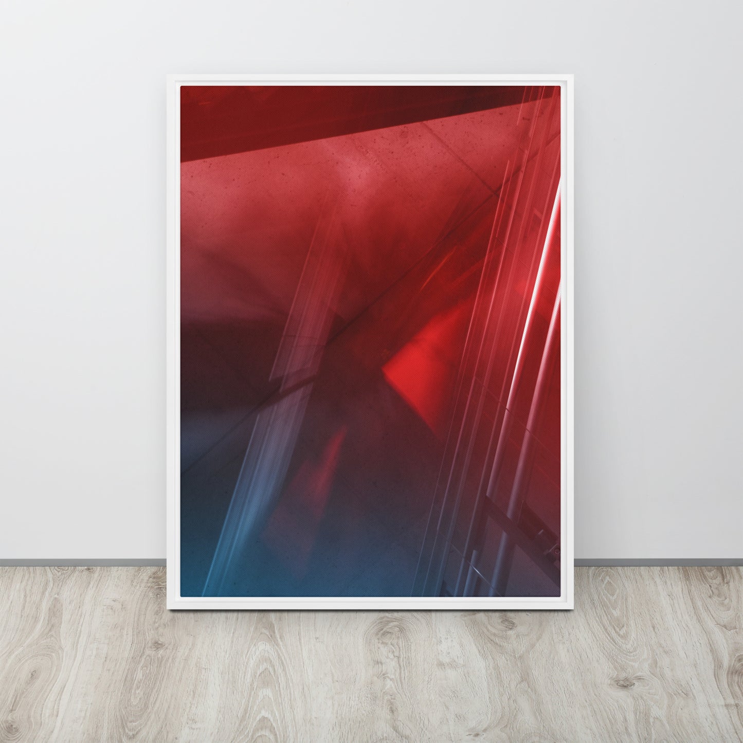 Fire & Ice. Framed canvas