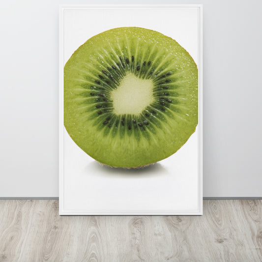 KIWI. Framed canvas