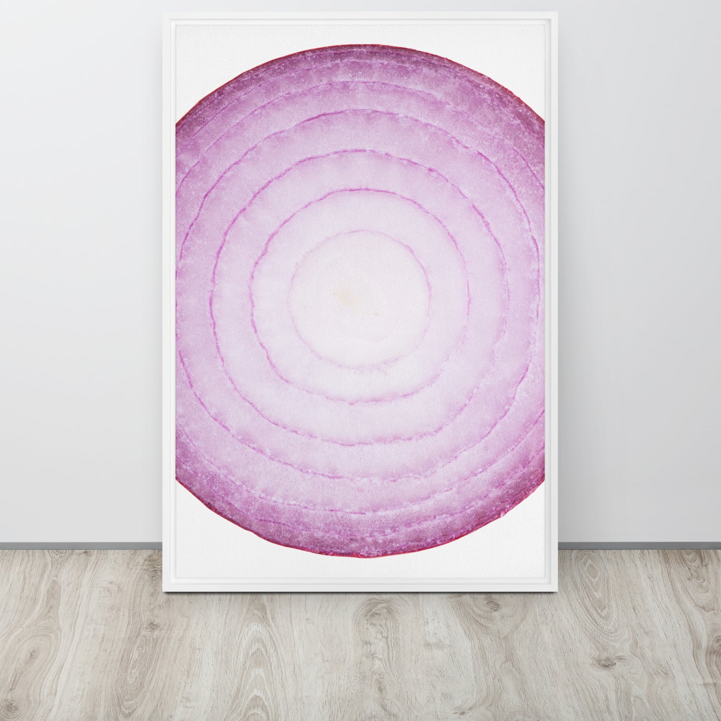 ONION. Framed canvas