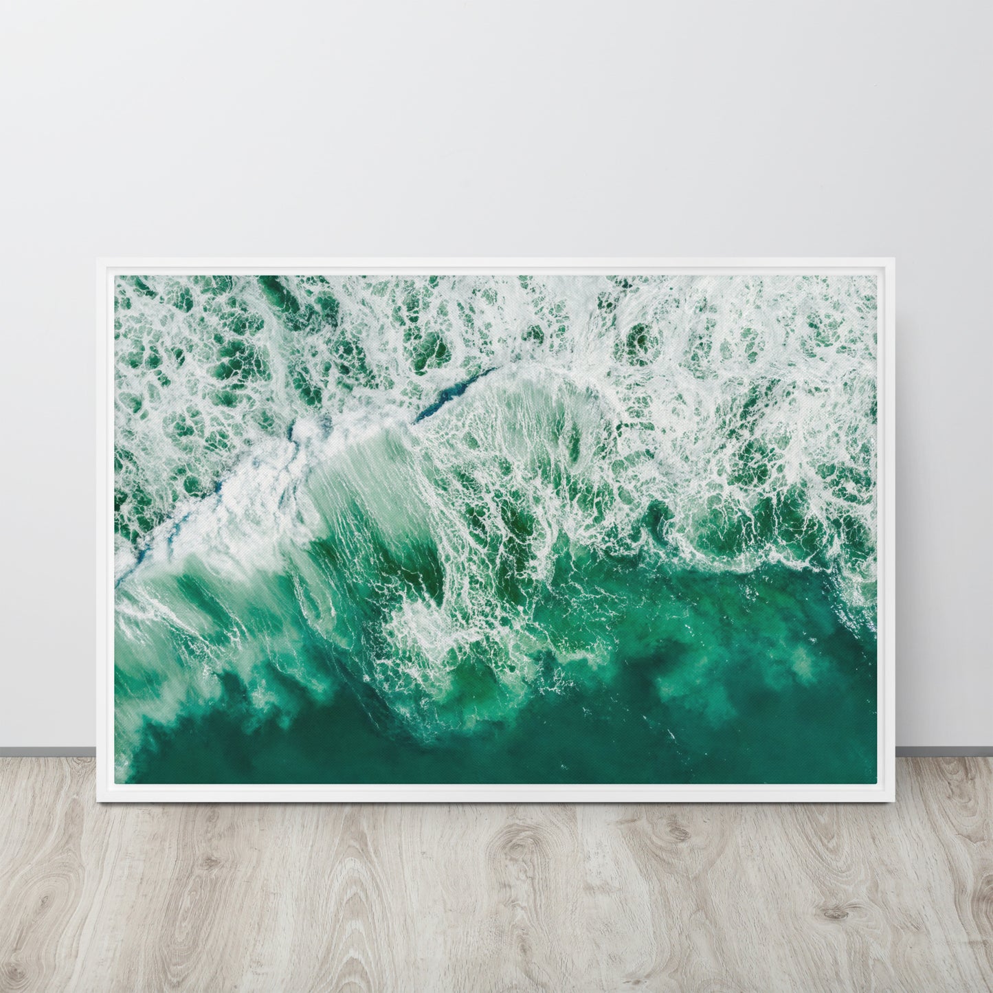 Ocean Waves. Framed canvas