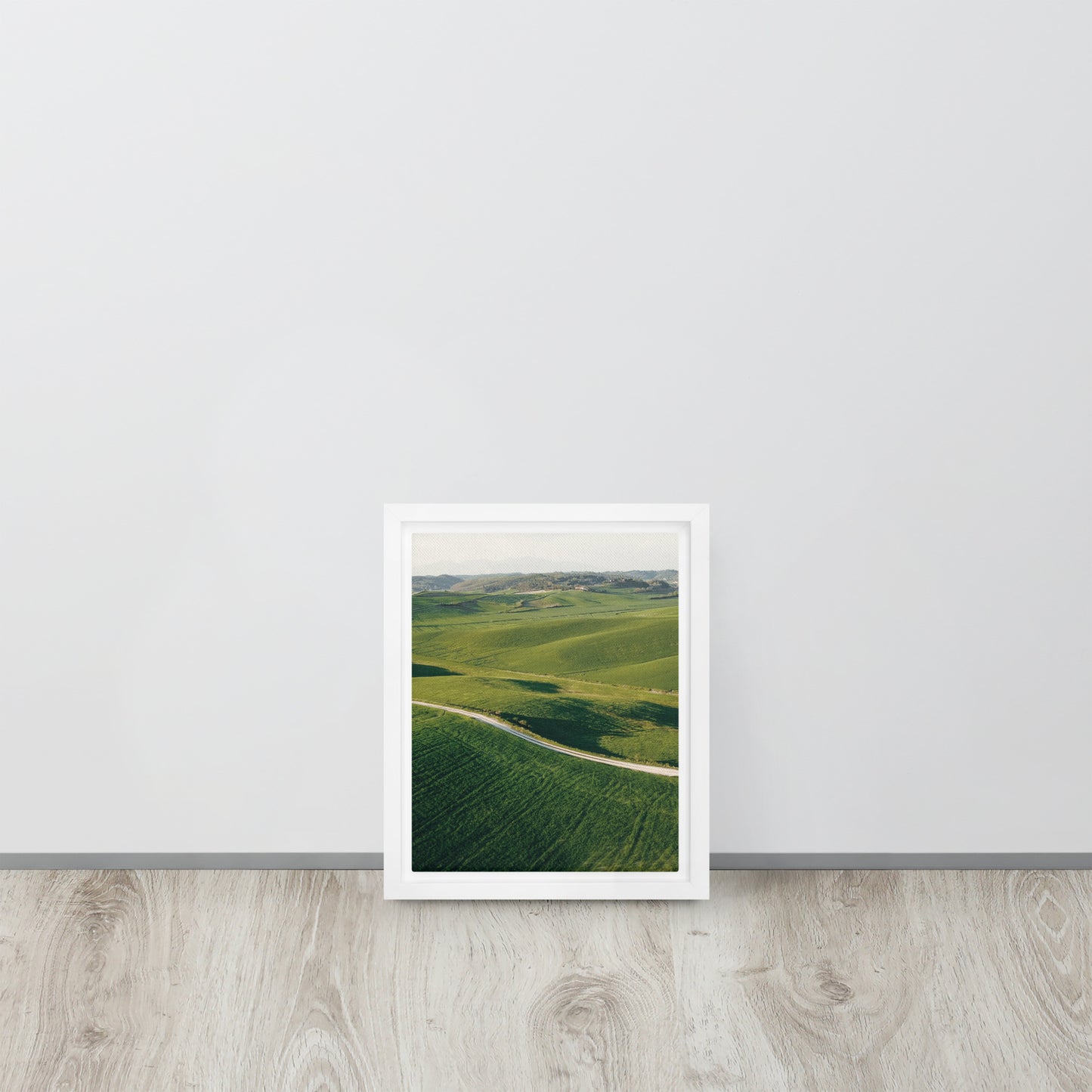 COUNTRY PEACE. Framed canvas