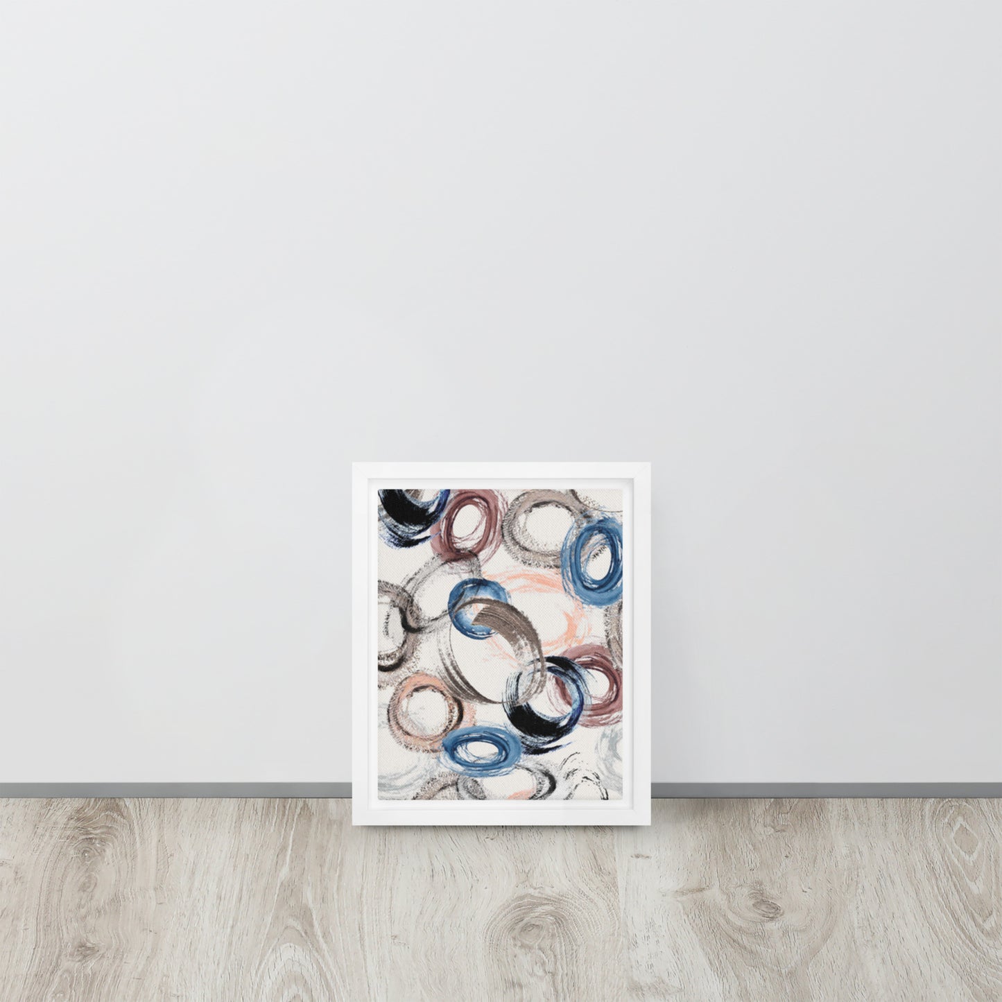 CIRCLES. Framed canvas