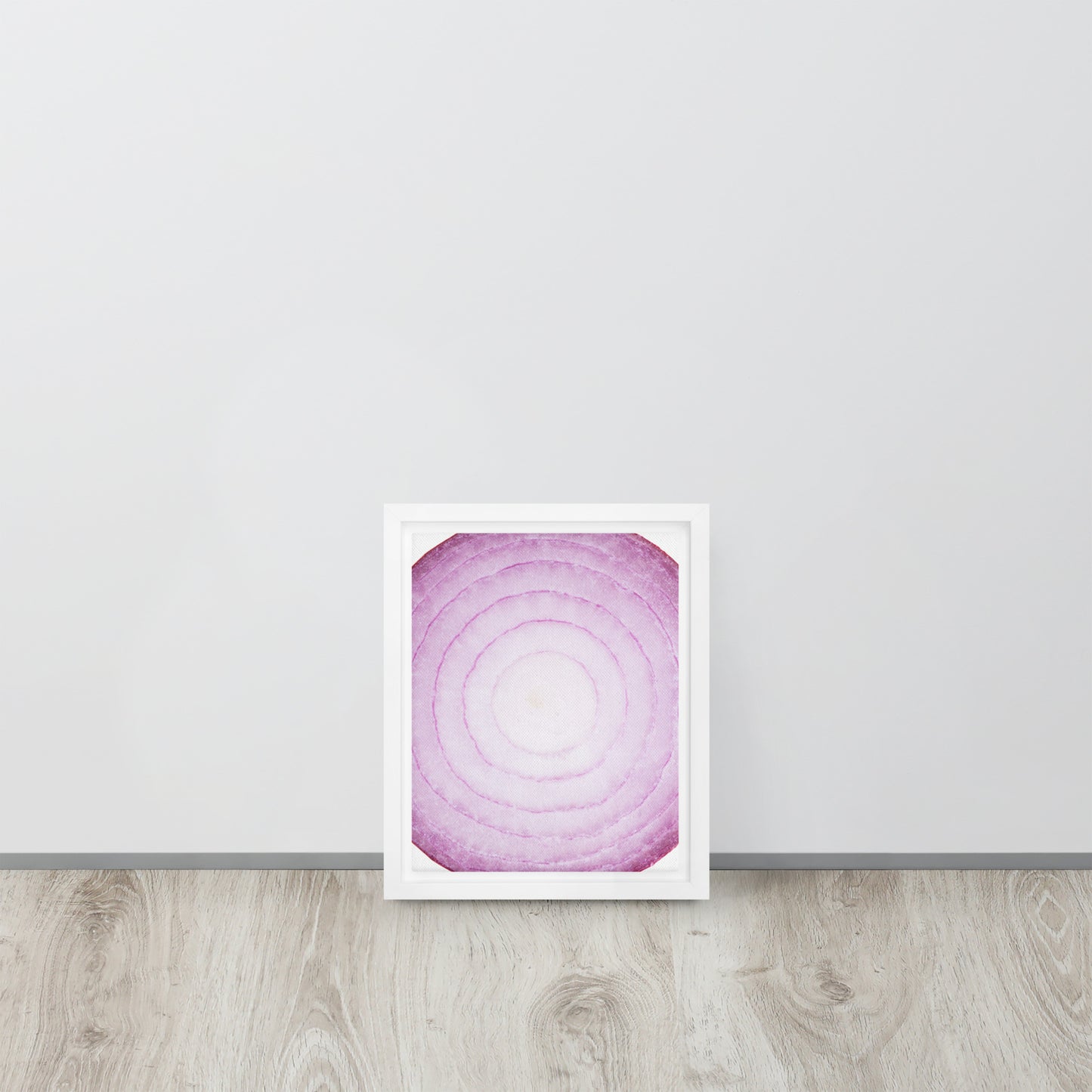 ONION. Framed canvas