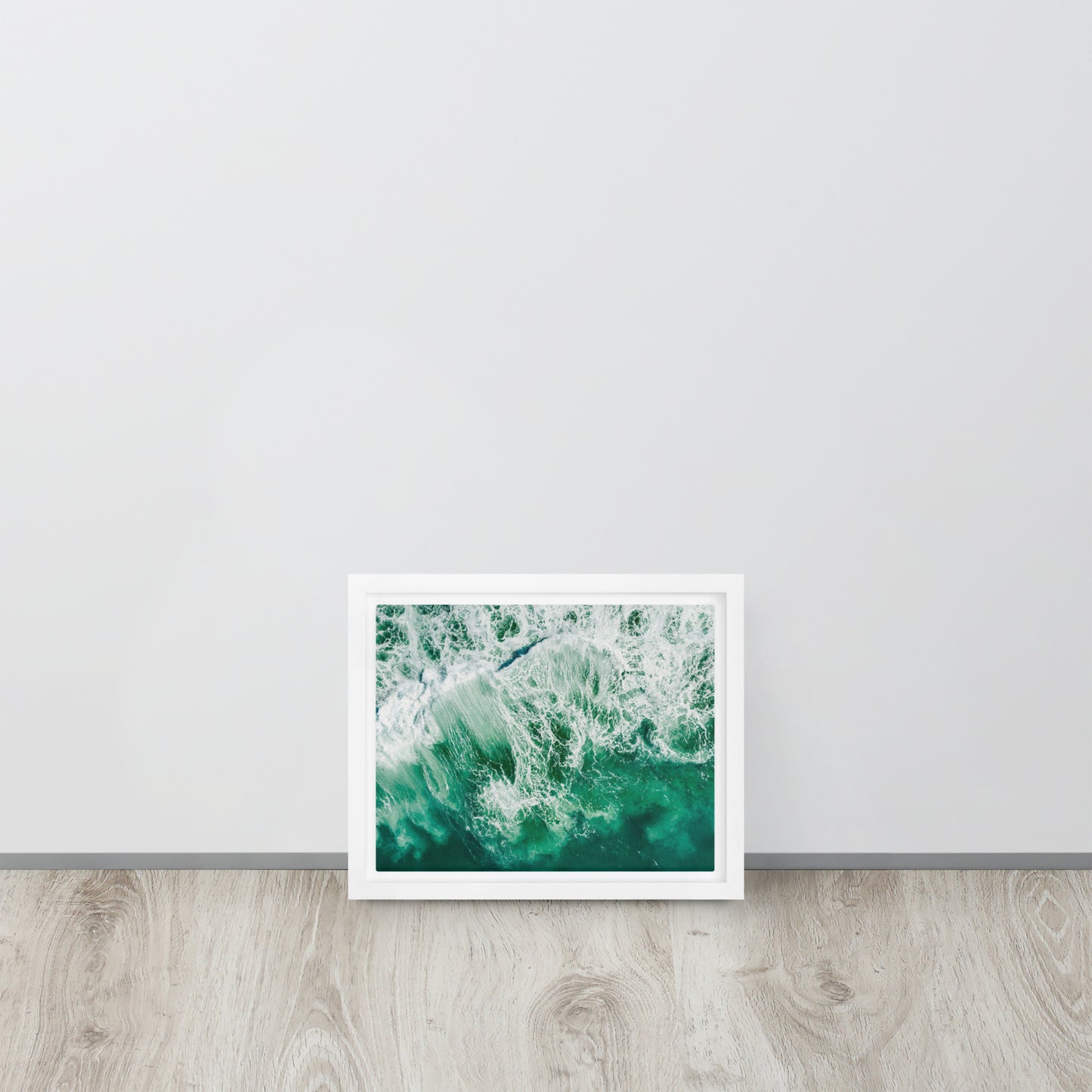 Ocean Waves. Framed canvas